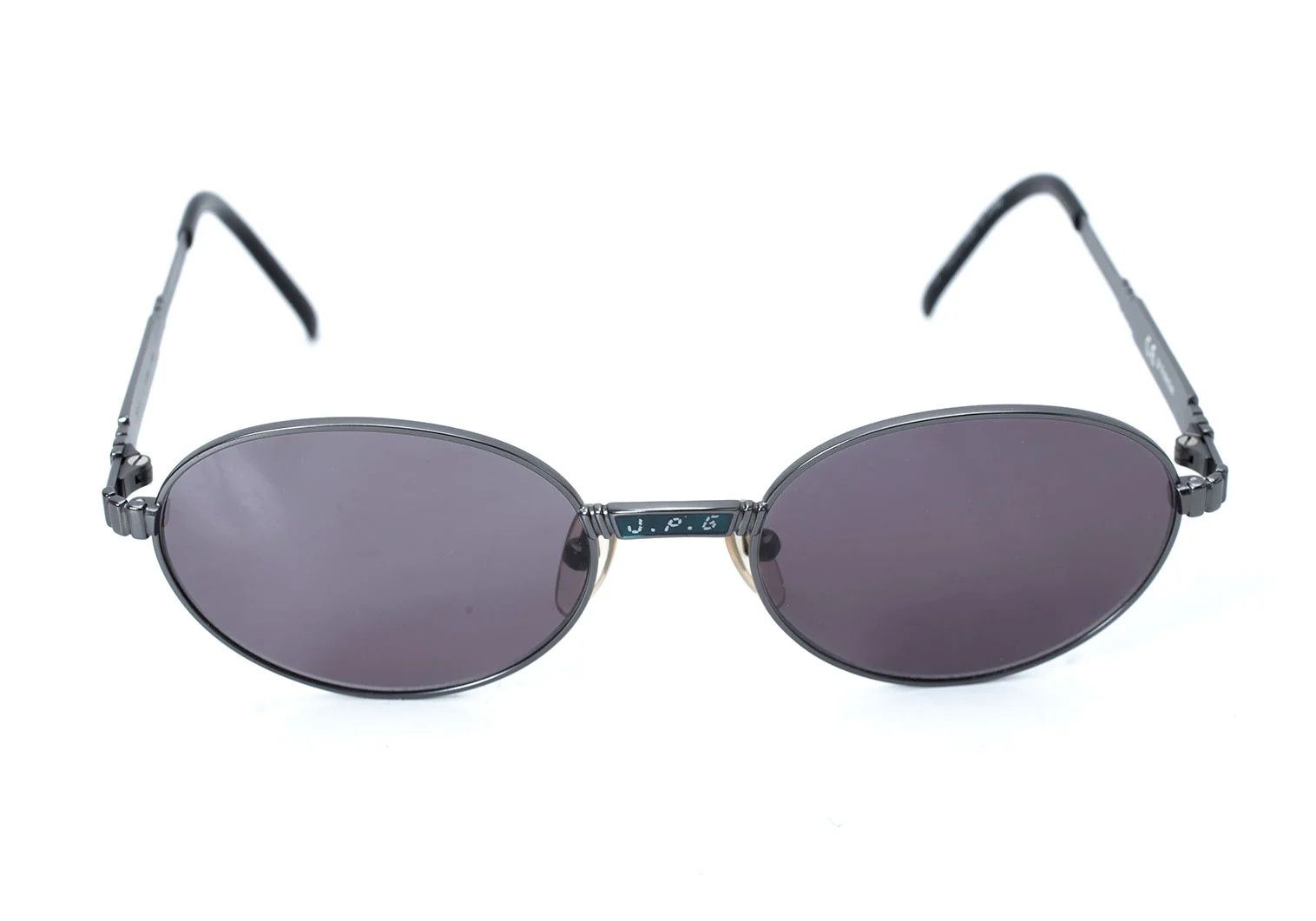 Jean Paul Gaultier Digital Font Oval Sunglasses in Blue Size ONE SIZE - 2 Thumbnail