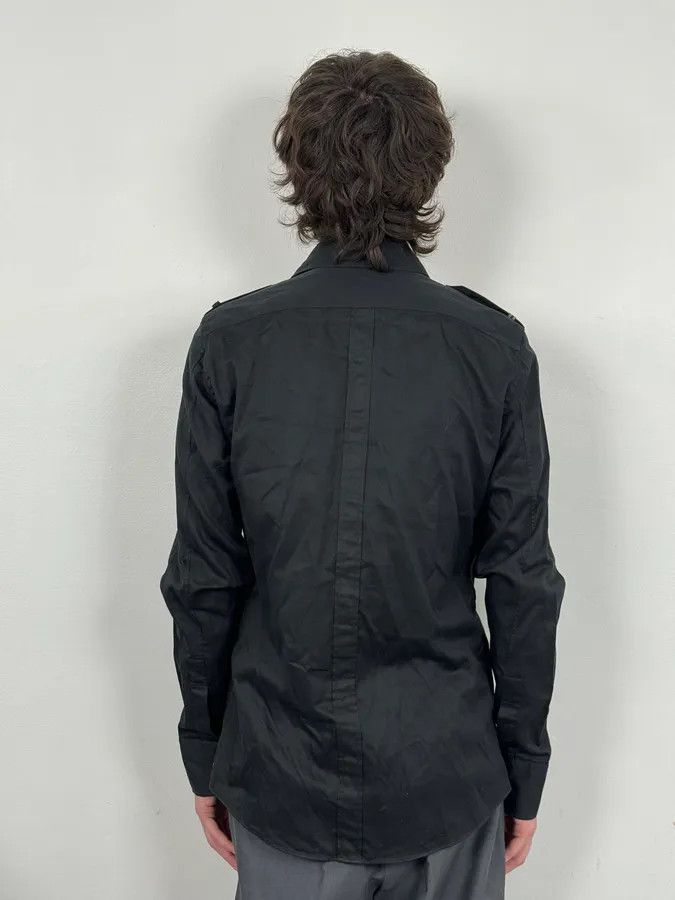 Gucci 2000s Gucci Black Officer Shirt Size US M / EU 48-50 / 2 - 3 Thumbnail