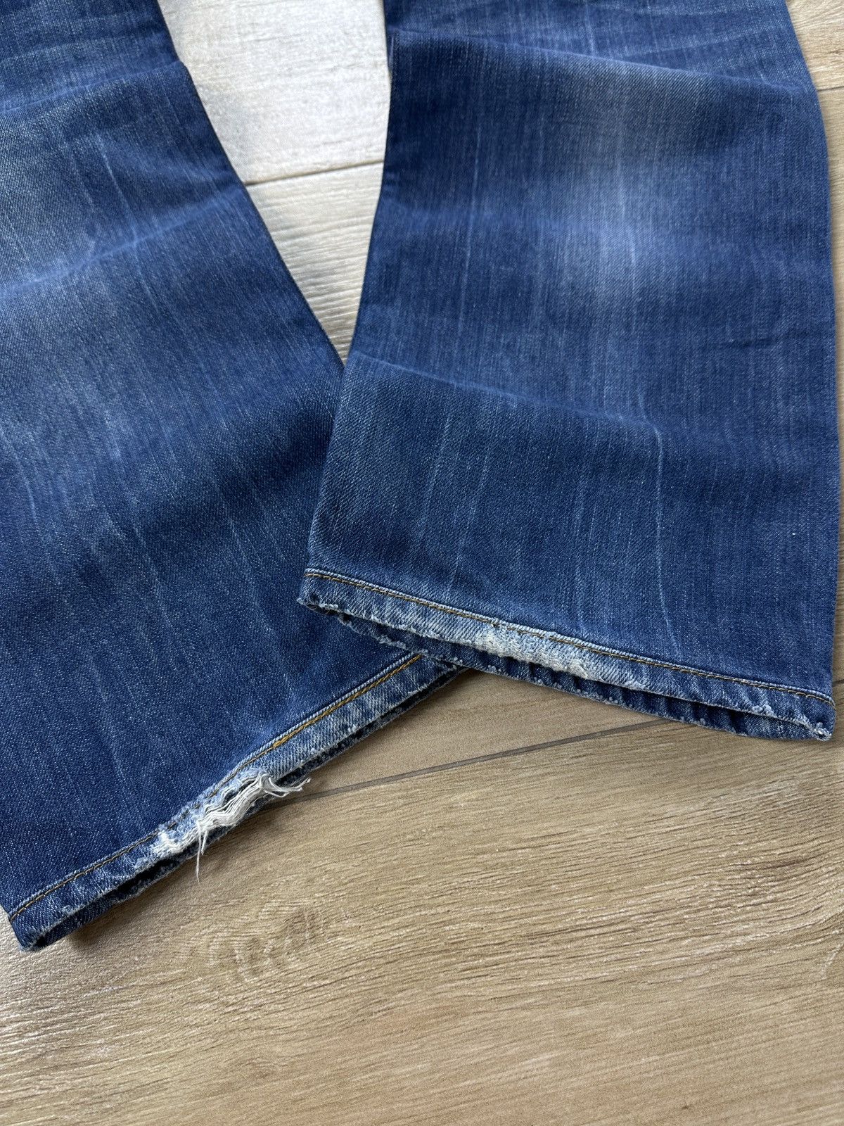 Diesel × Vintage Vintage Y2K Diesel Safado Distressed Denim Jeans Pants Size US 34 / EU 50 - 17 Thumbnail