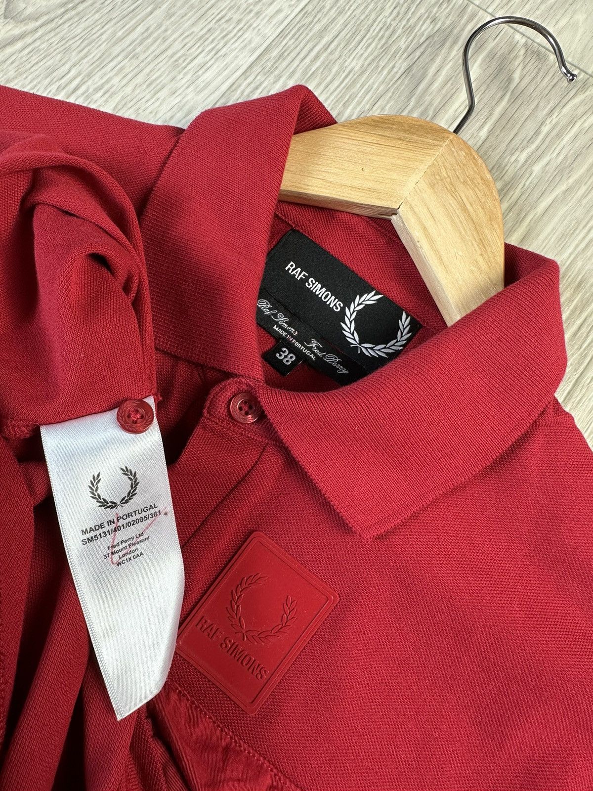 Fred Perry × Raf Simons RAF SIMONS X FRED PERRY Pocket Red Polo Size US S / EU 44-46 / 1 - 7 Thumbnail