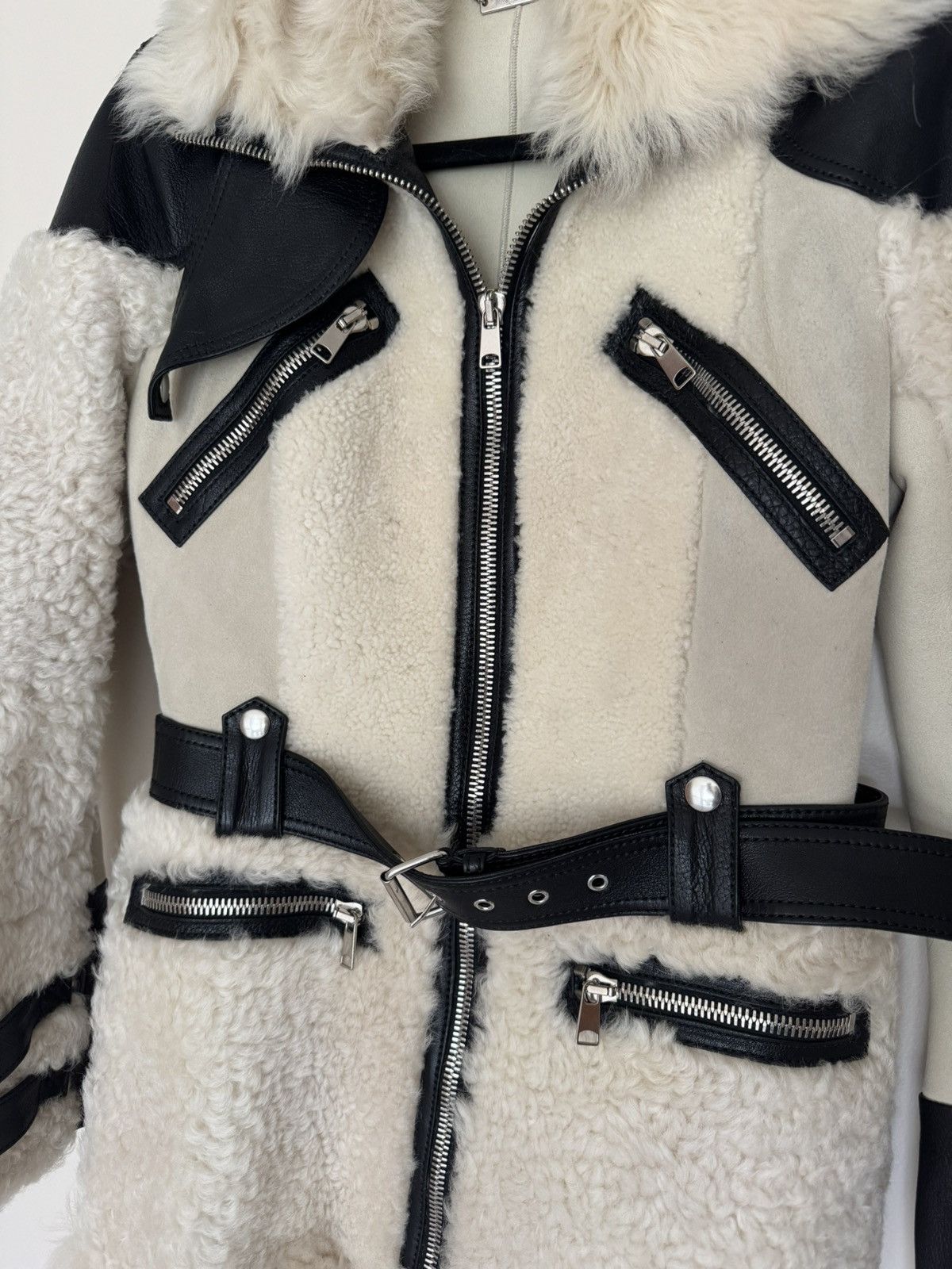 Alexander McQueen Alexander McQueen Shearling Coat Size S / US 4 / IT 40 - 2 Thumbnail