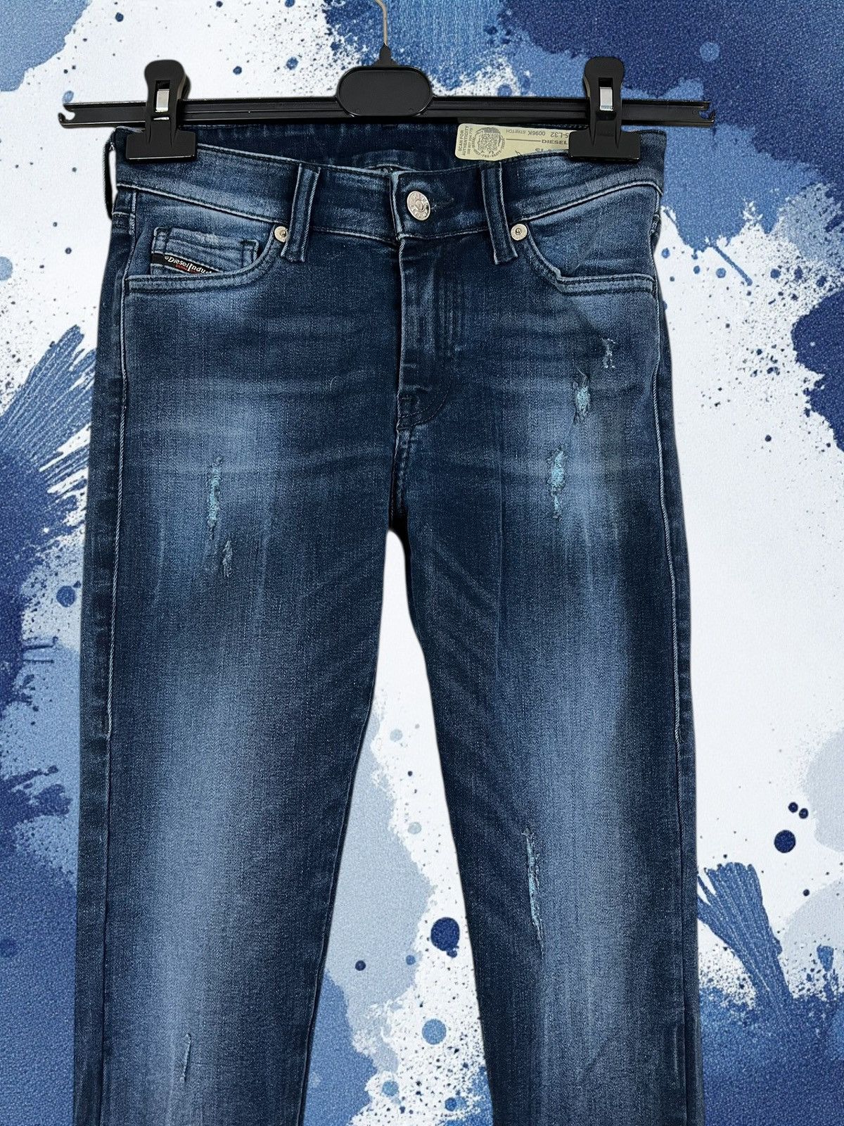 Diesel Diesel Slandy 0096K super slim skinny jeans size W25 L32 Size 25" / US 0 / IT 36 - 2 Thumbnail