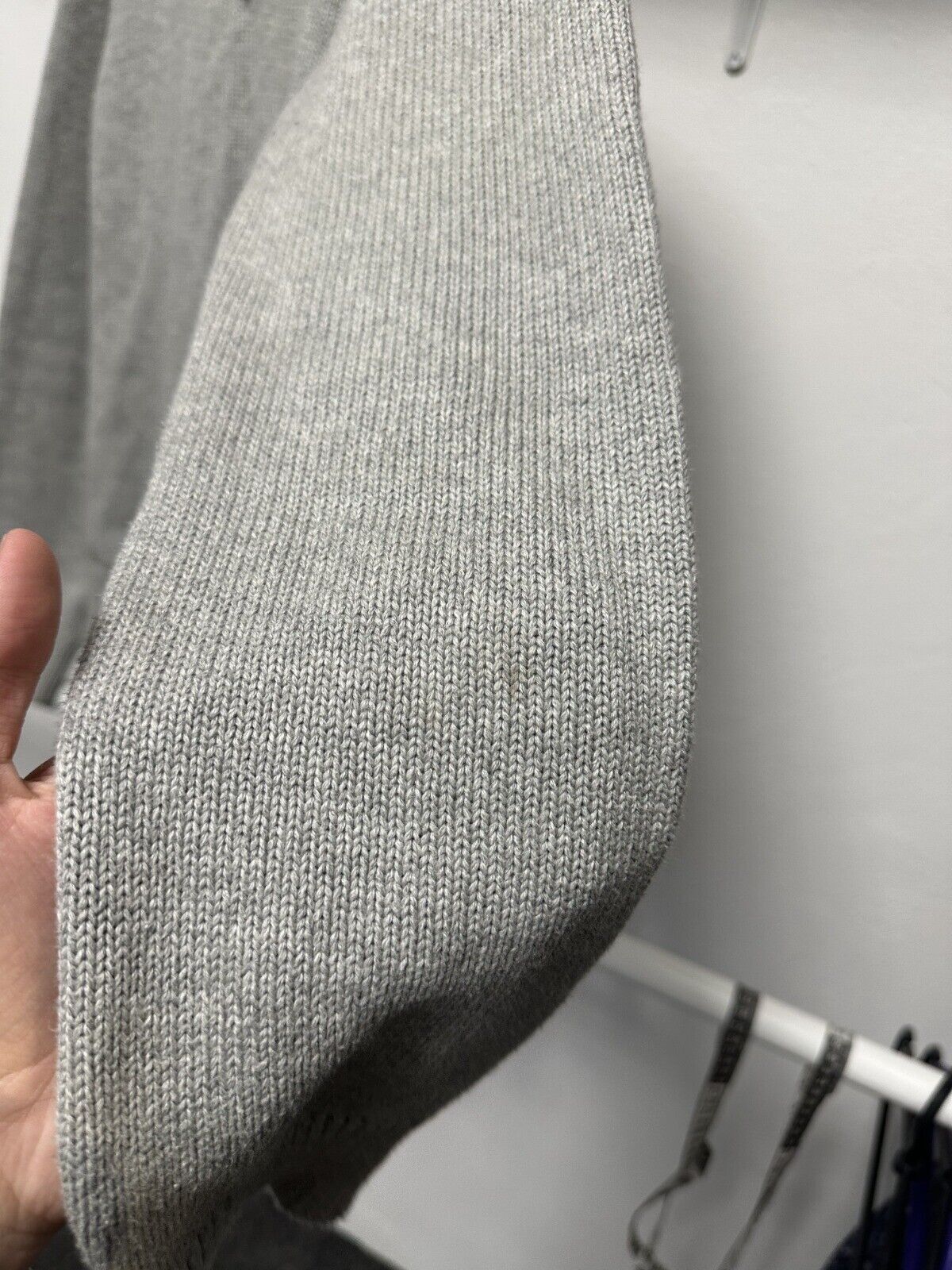 Polo Ralph Lauren Polo Ralph Lauren Men's Heavy Cotton Gray Knit Sweater Size US S / EU 44-46 / 1 - 6 Thumbnail