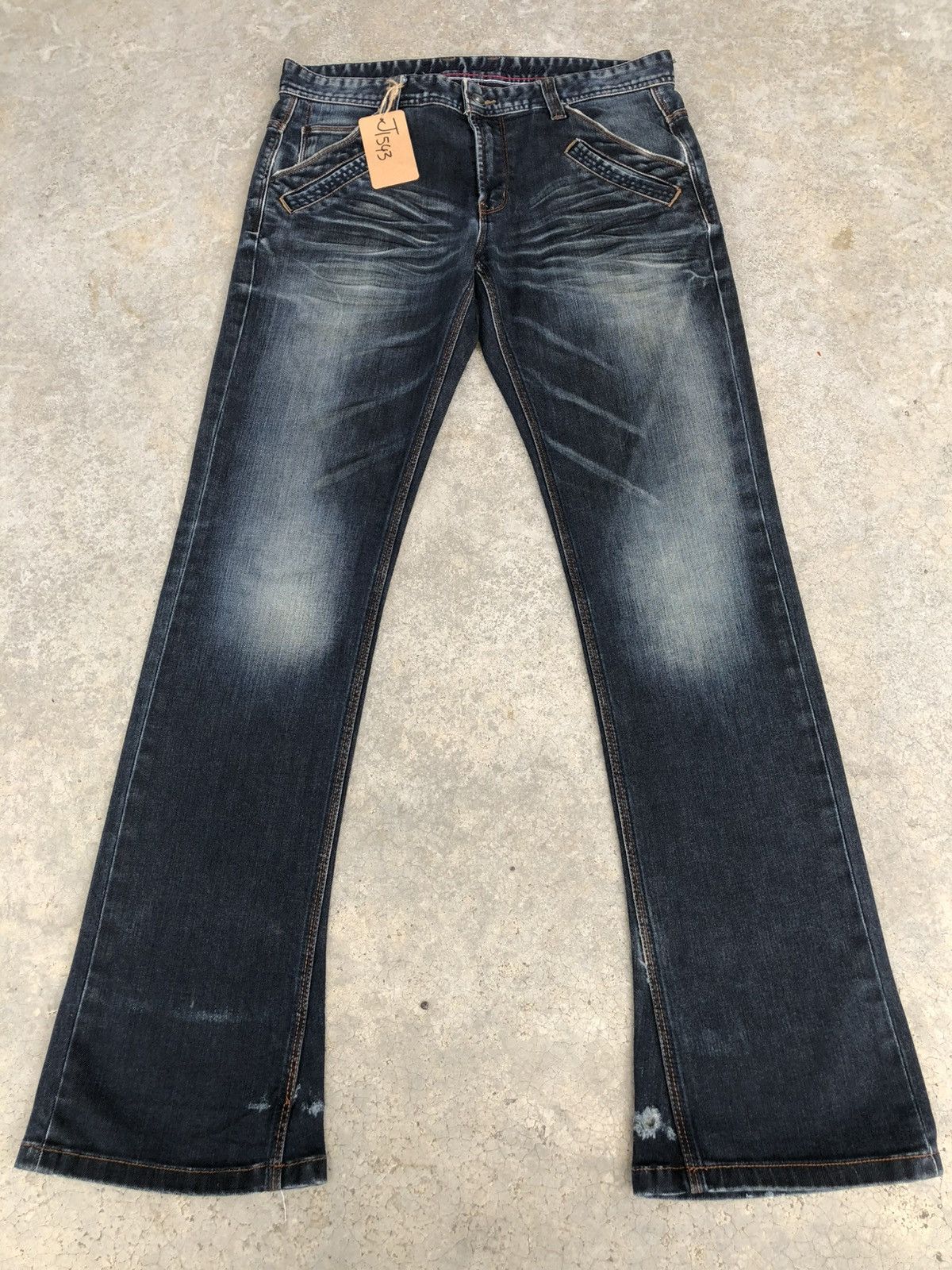 Who Decides War Nicole Club Flared Jeans Distressed Jeans Size US 34 / EU 50 - 3 Thumbnail