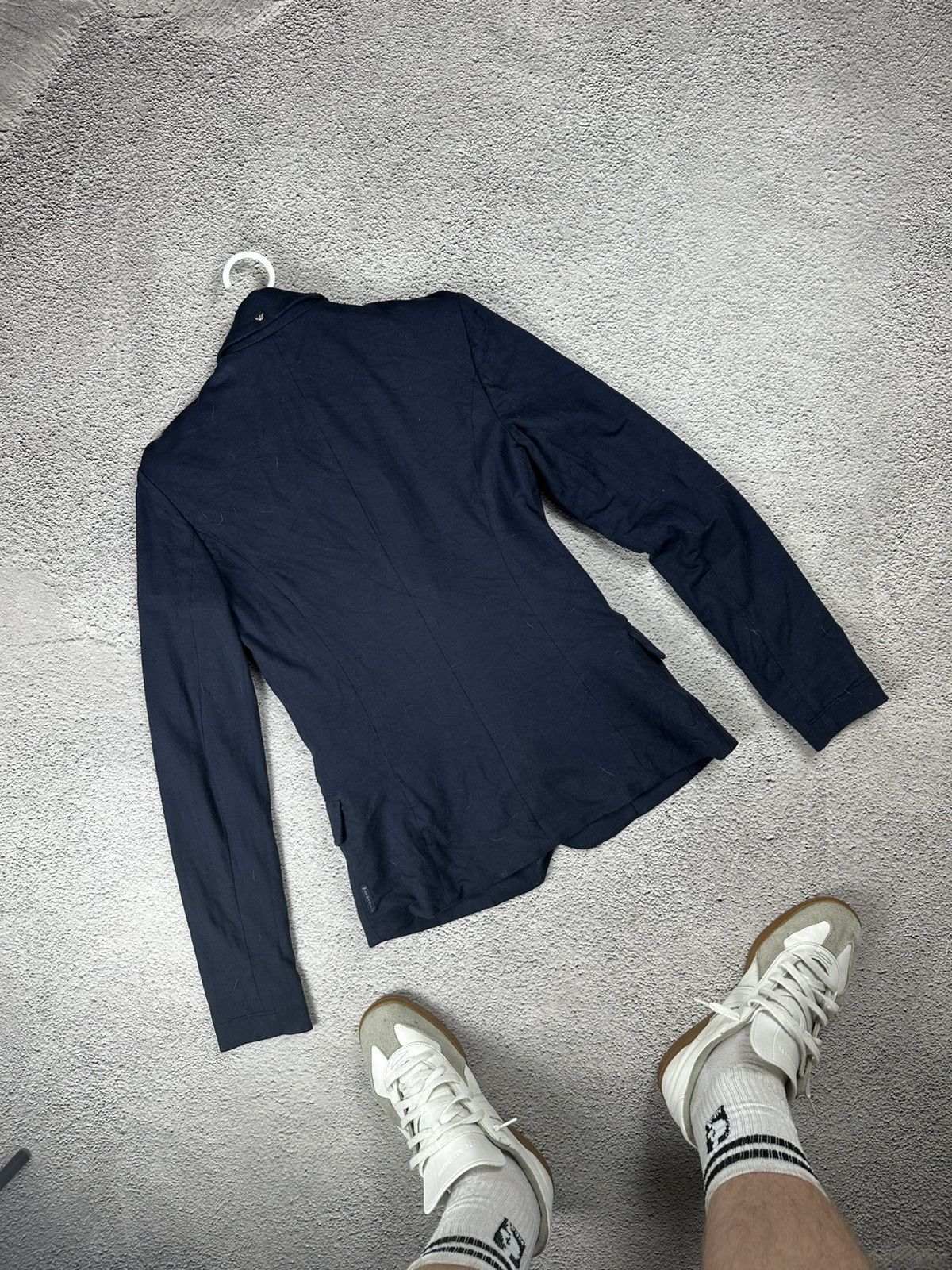 Giorgio Armani Armani Jeans Woman’s Blue Coat Jacket Old Money Style Size M / US 6-8 / IT 42-44 - 2 Thumbnail