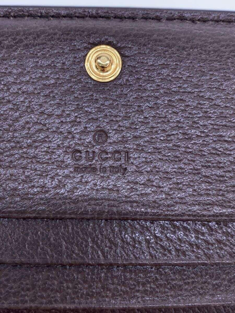 Gucci Gucci Canvas Coin Case Brown Size ONE SIZE - 3 Thumbnail