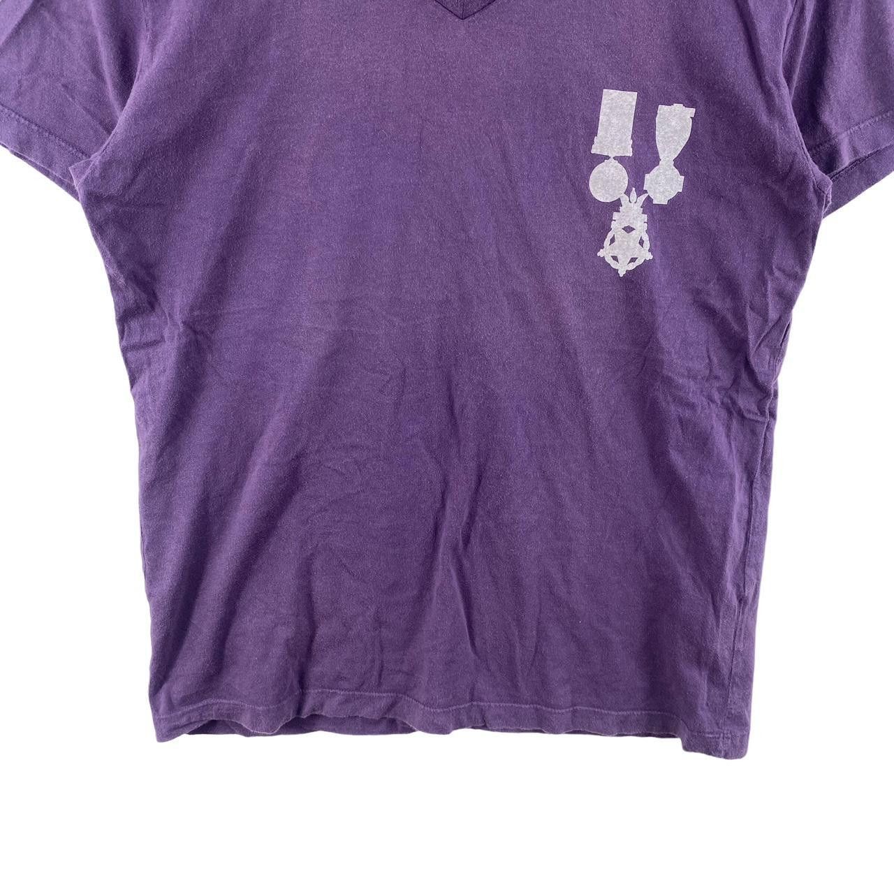 Takeo Kikuchi TAKEO KIKUCHI JAPAN Medal Of Honor 69 Tee Shirt V Neck Top Size M / US 6-8 / IT 42-44 - 4 Thumbnail