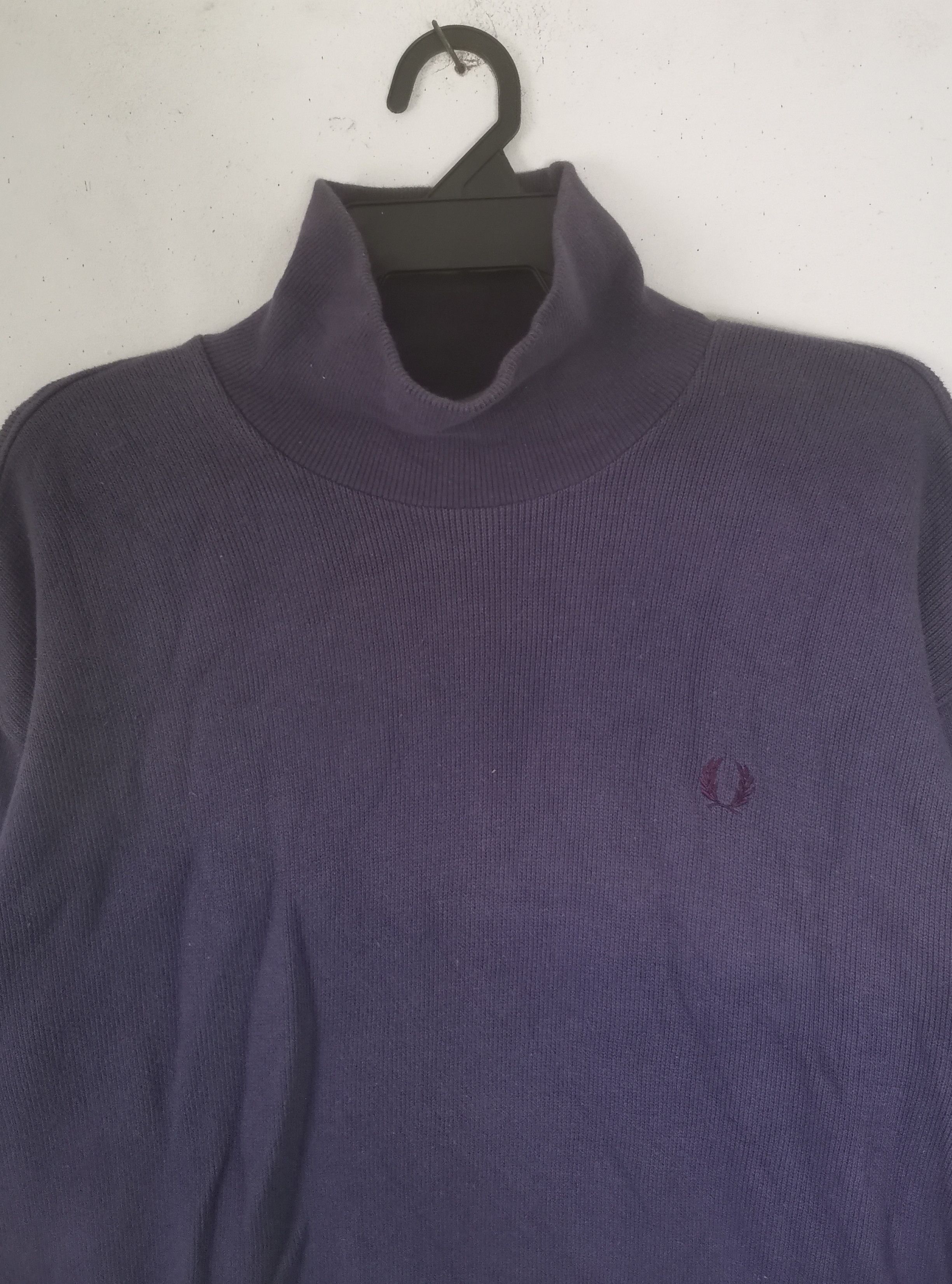 Fred Perry Rare Fred Perry turtle neck sweatshirt Size M / US 6-8 / IT 42-44 - 2 Thumbnail