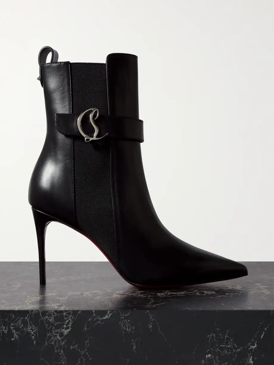 os11x0624 CL Leather Ankle Boots in Black