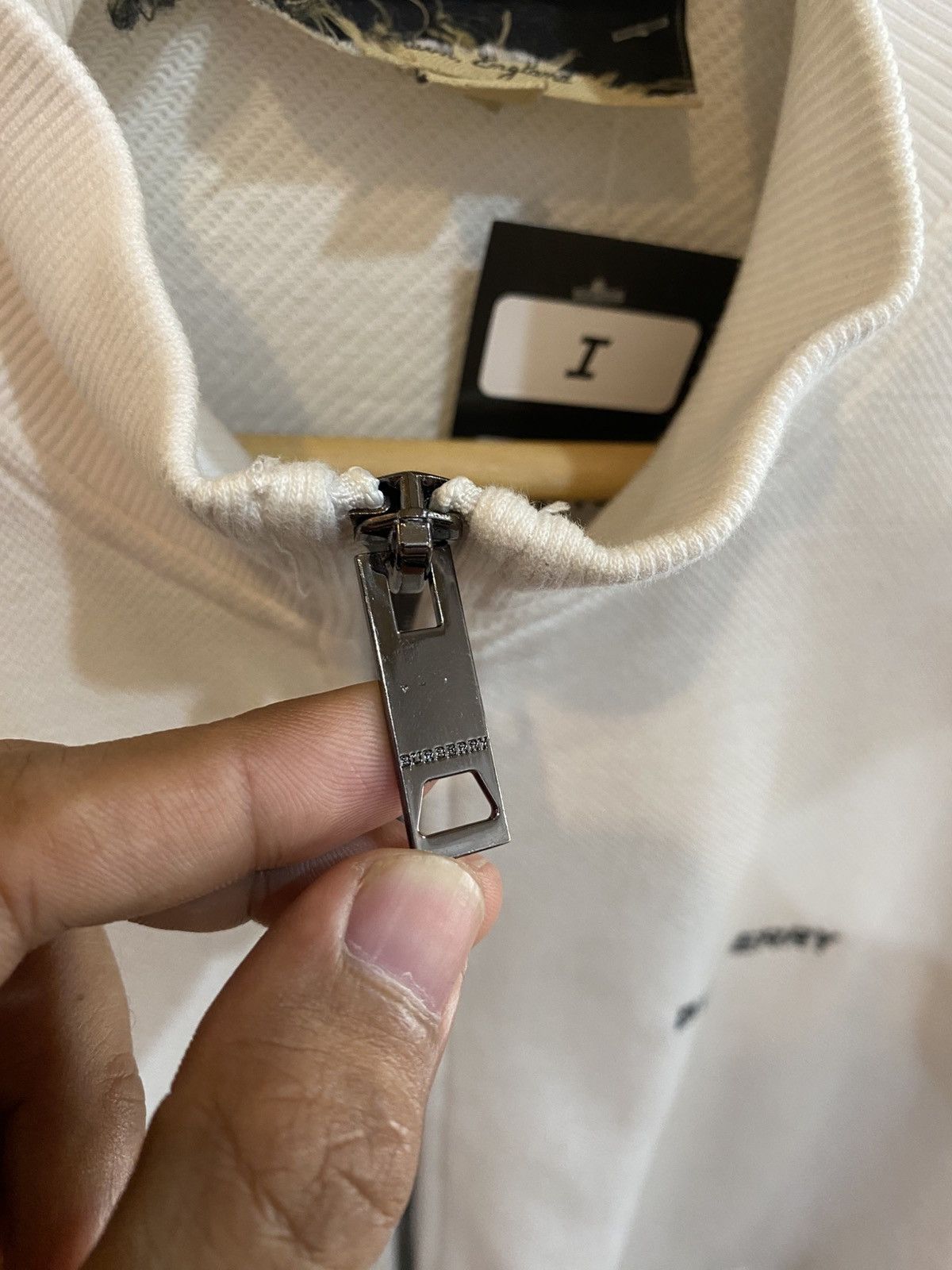 Burberry × Vintage VTG Sweater Burberry Nova Check Stripes Made in England 🔥 Size US XXL / EU 58 / 5 - 7 Thumbnail