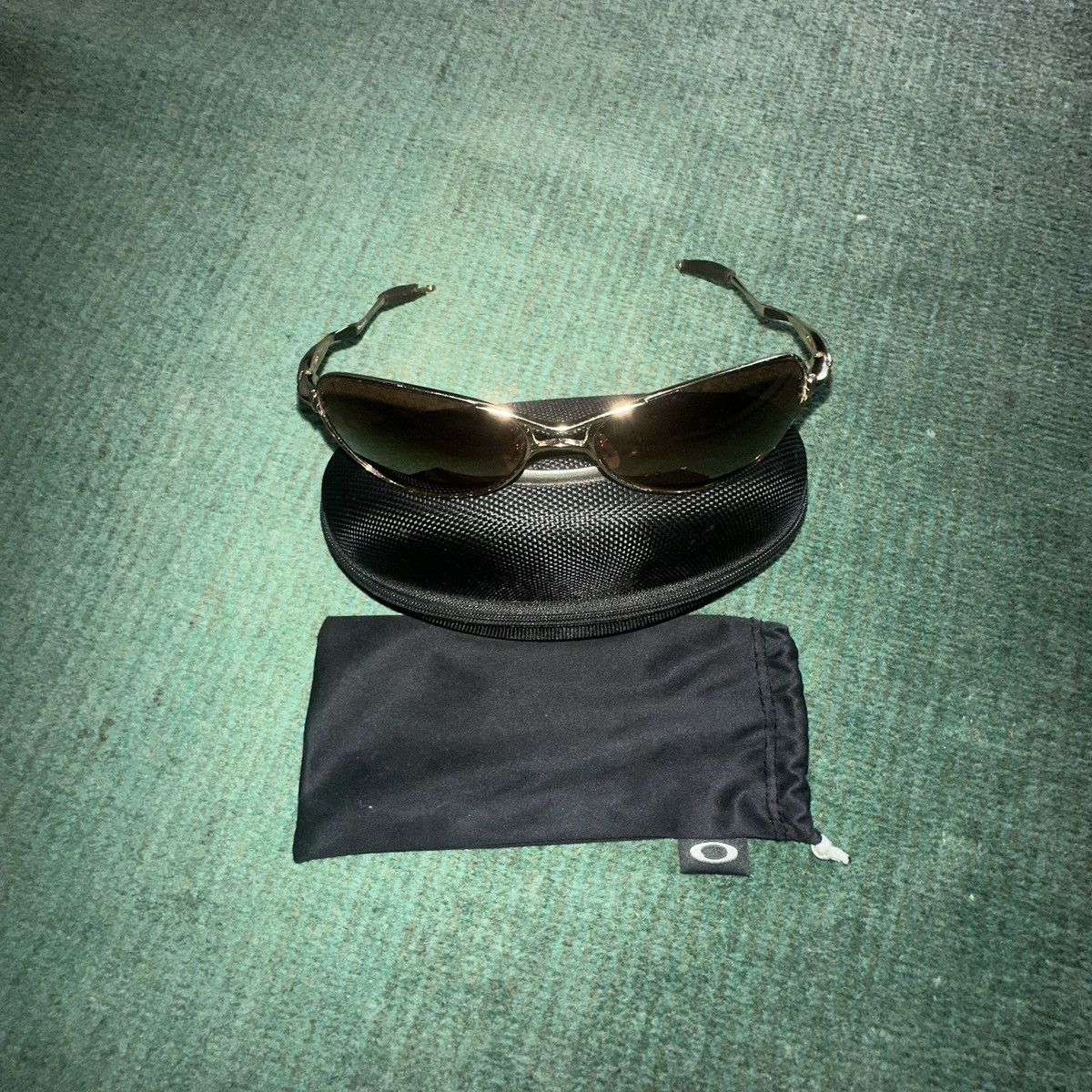 Oakley 2006 Oakley Crosshair S Gold Sport sunglasses vintage 00 Size ONE SIZE - 1 Thumbnail