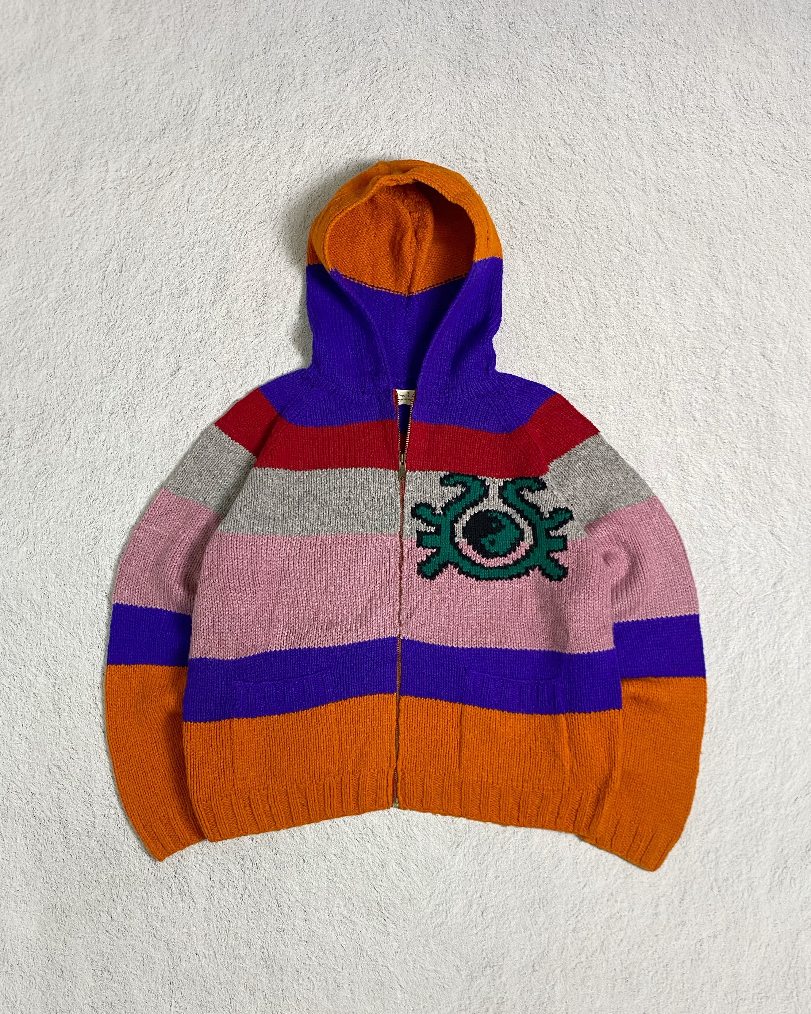 Vintage Vintage Amina Zip-up knit wool y2k Size US M / EU 48-50 / 2 - 1 Thumbnail