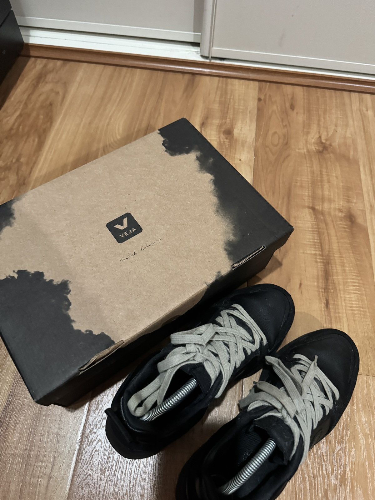 Rick Owens × Veja Veja x Rick Owens Drkshdw Hiking Megalace Low-Top sneakers Size US 8 / EU 41 - 6 Thumbnail