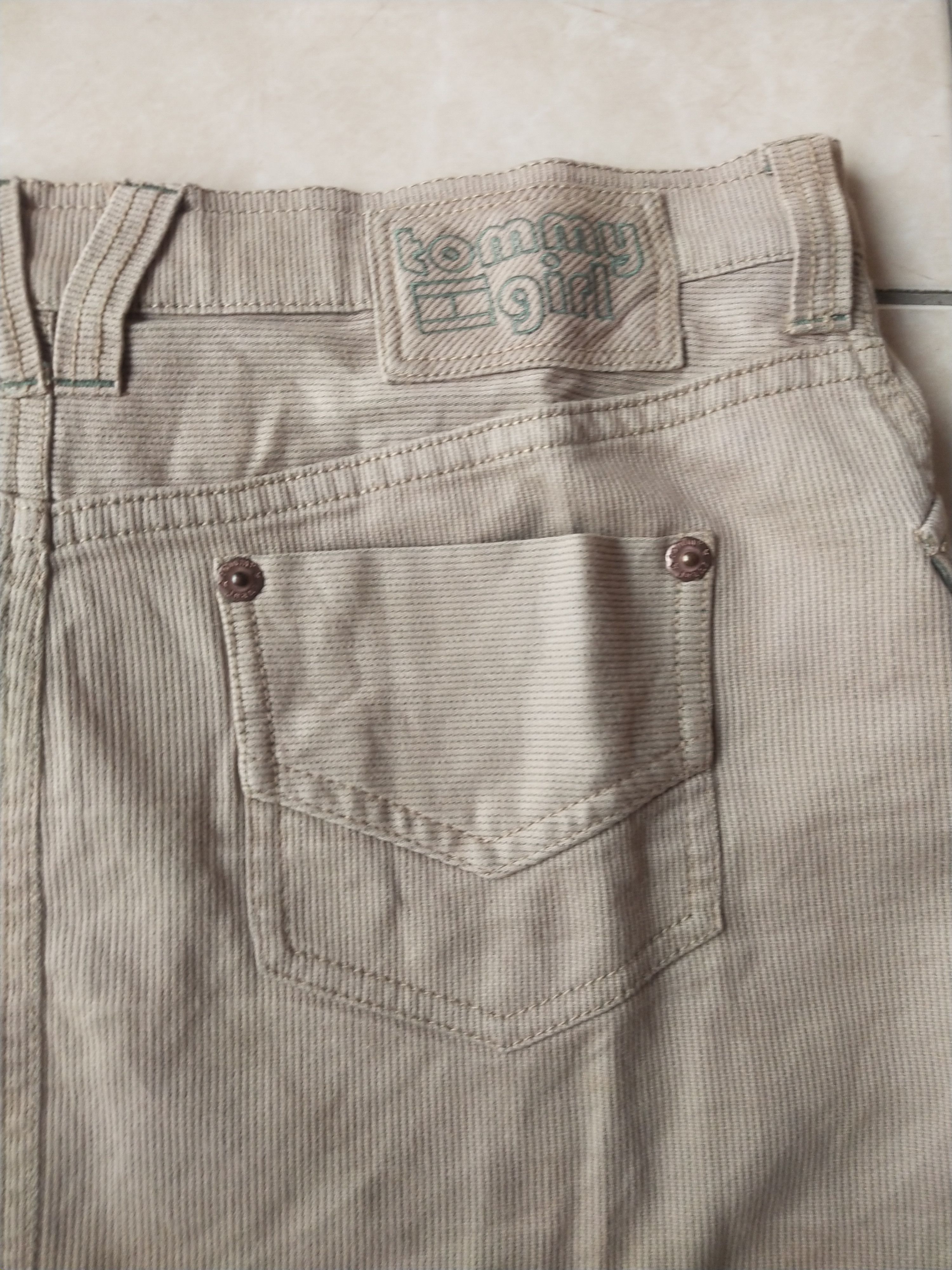 Tommy Hilfiger Tommy Girl Corduroy Mini Skirt – Y2K 2000s – Beige Khaki Size 32" / US 10 / IT 46 - 4 Thumbnail