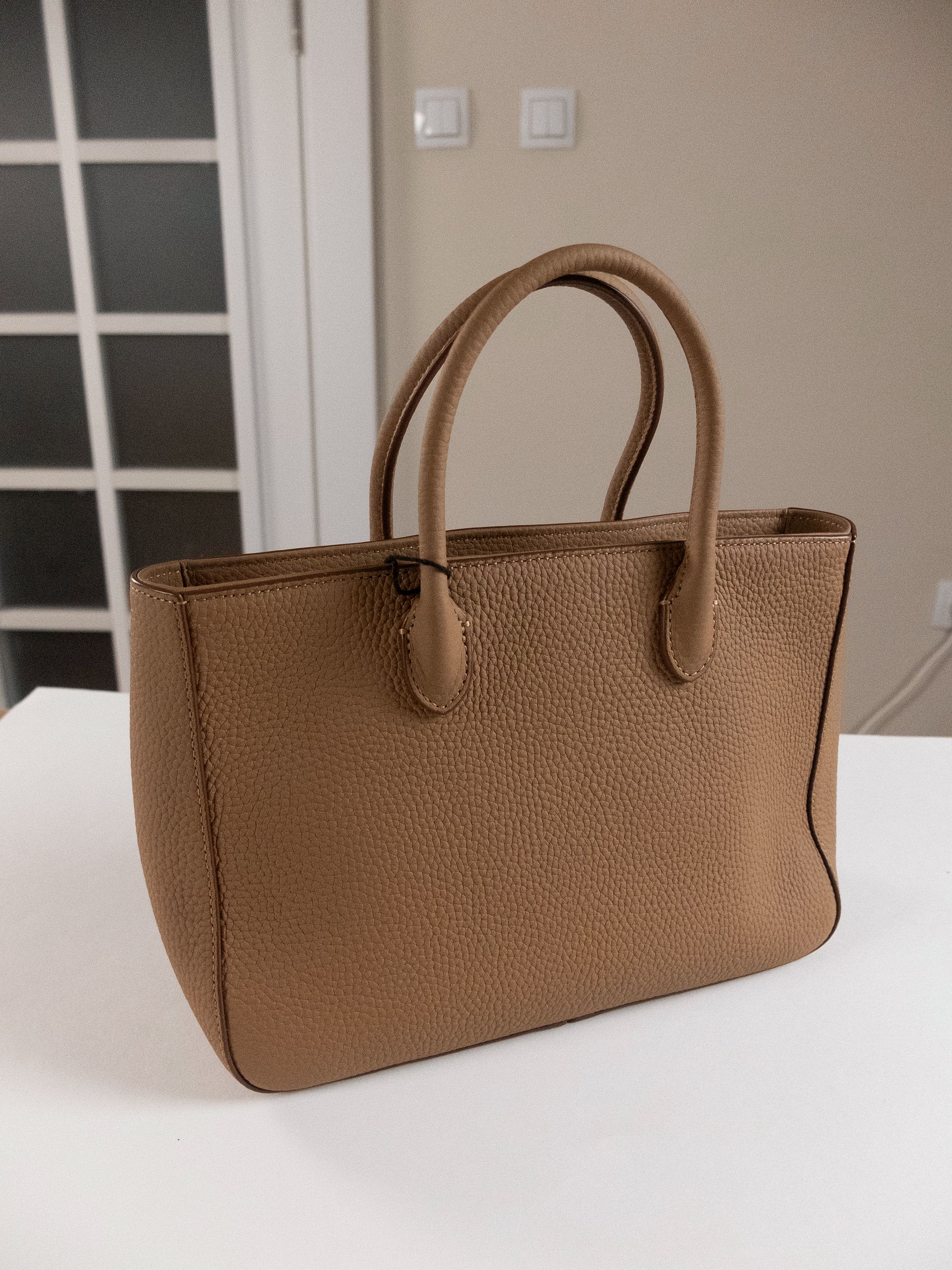 The Row THE ROW Small Day Luxe sandpit brown leather bag handbag q Size ONE SIZE - 6 Thumbnail