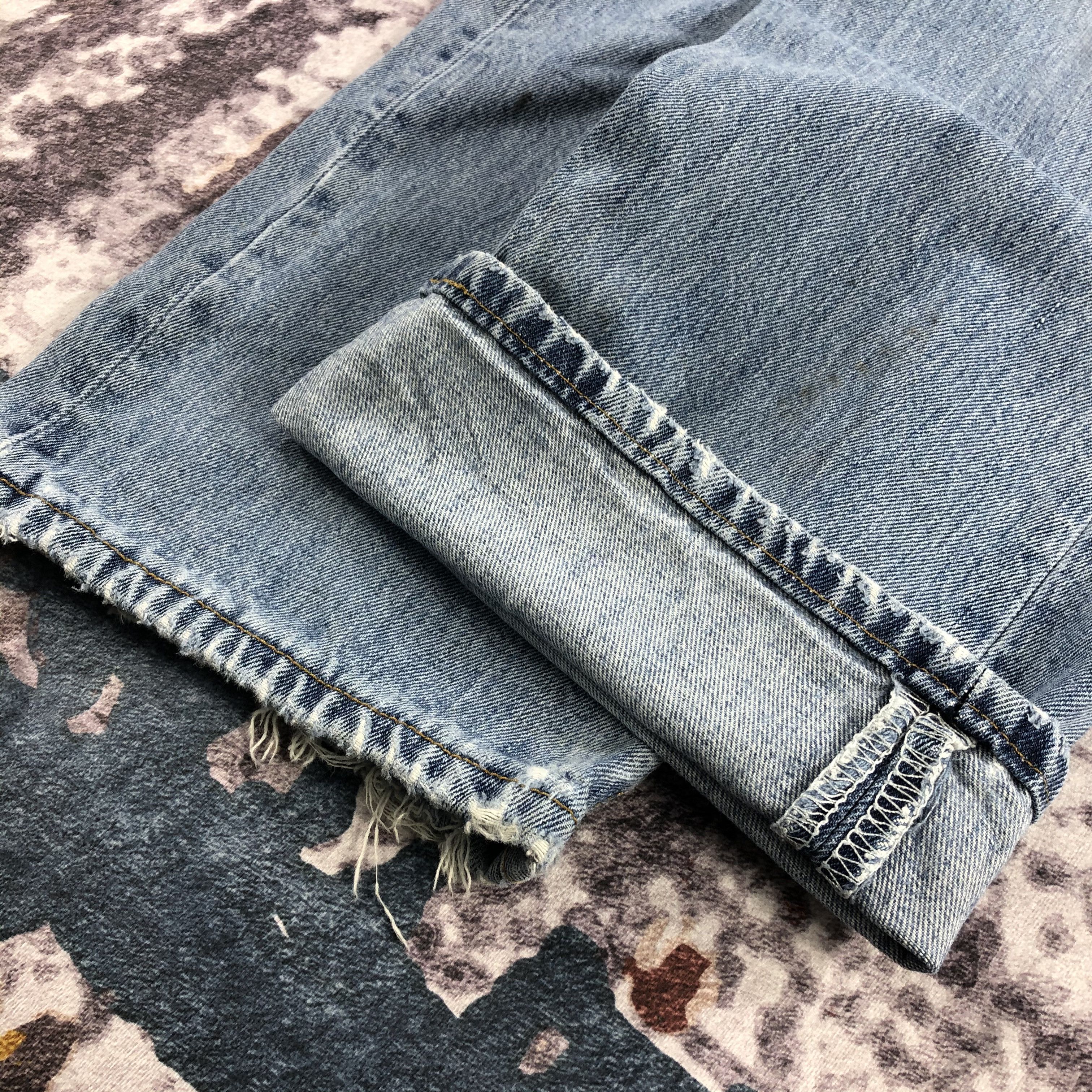 Levi's Vintage Distress Levis 501 Jeans-JM2114 Size US 36 / EU 52 - 7 Thumbnail