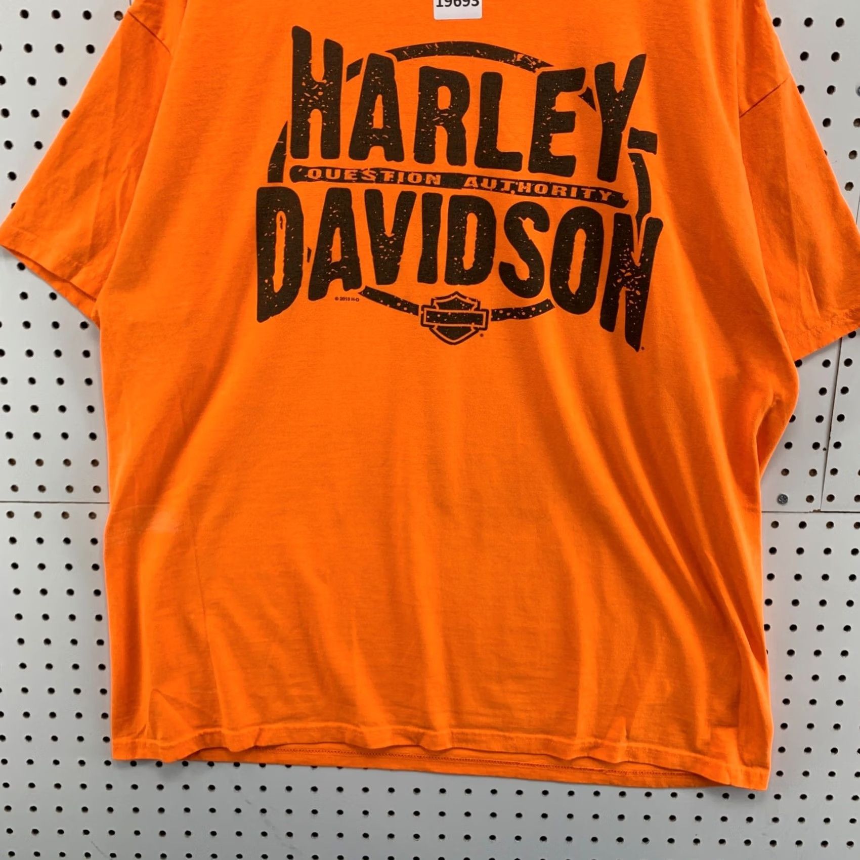Harley Davidson Harley Davidson Motorcycle Shirt Orange Mens 2XL Kersting's Museum XXL Size US XXL / EU 58 / 5 - 7 Thumbnail