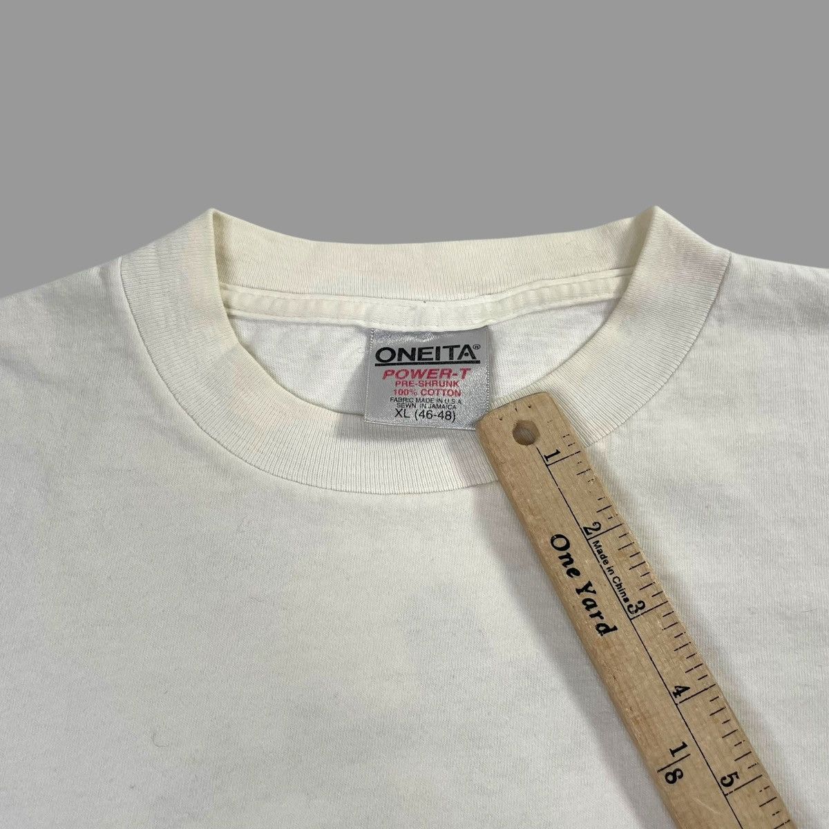 Vintage Vintage 90s single stitch skeleton t shirt Size US XL / EU 56 / 4 - 4 Thumbnail