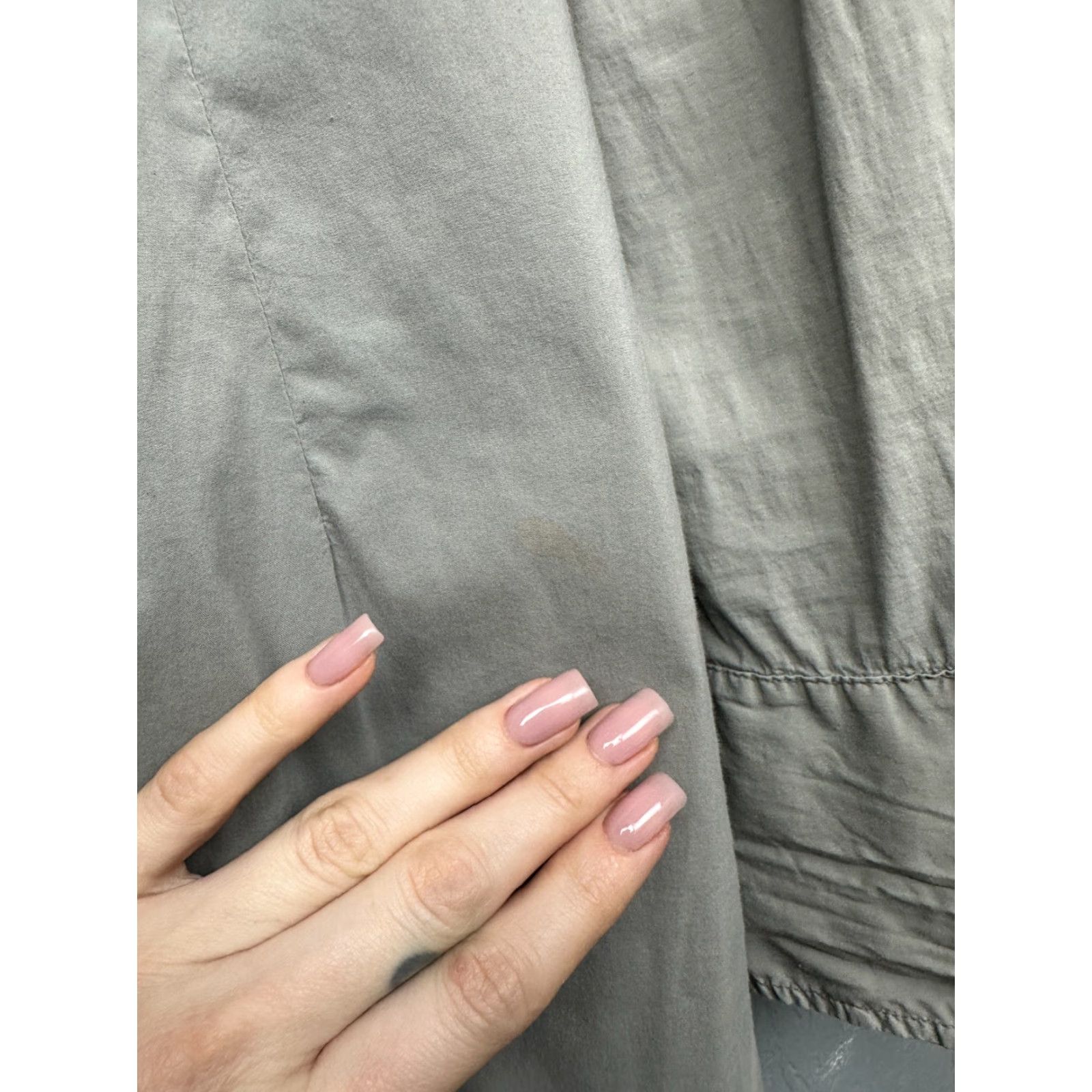Vintage Transit Par Such Womens Long Sleeve Shirt Size 5 Gray Cotton Button-Up Size S / US 4 / IT 40 - 5 Thumbnail