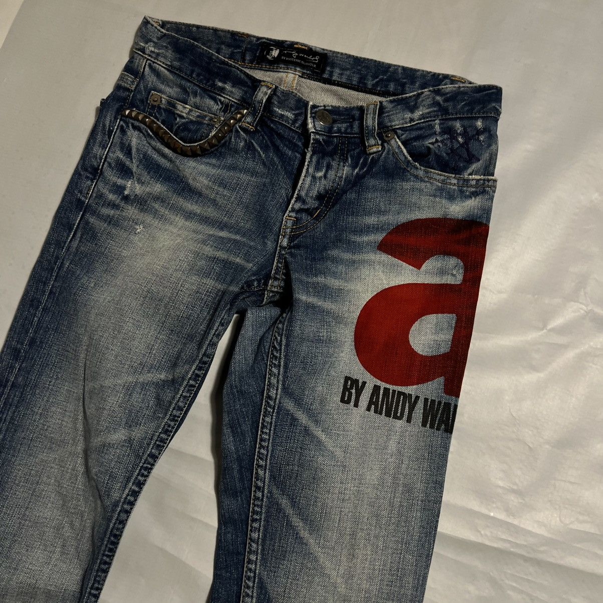 HYSTERIC GLAMOUR archive studs pants Y2K Hysteric glamour Andy 