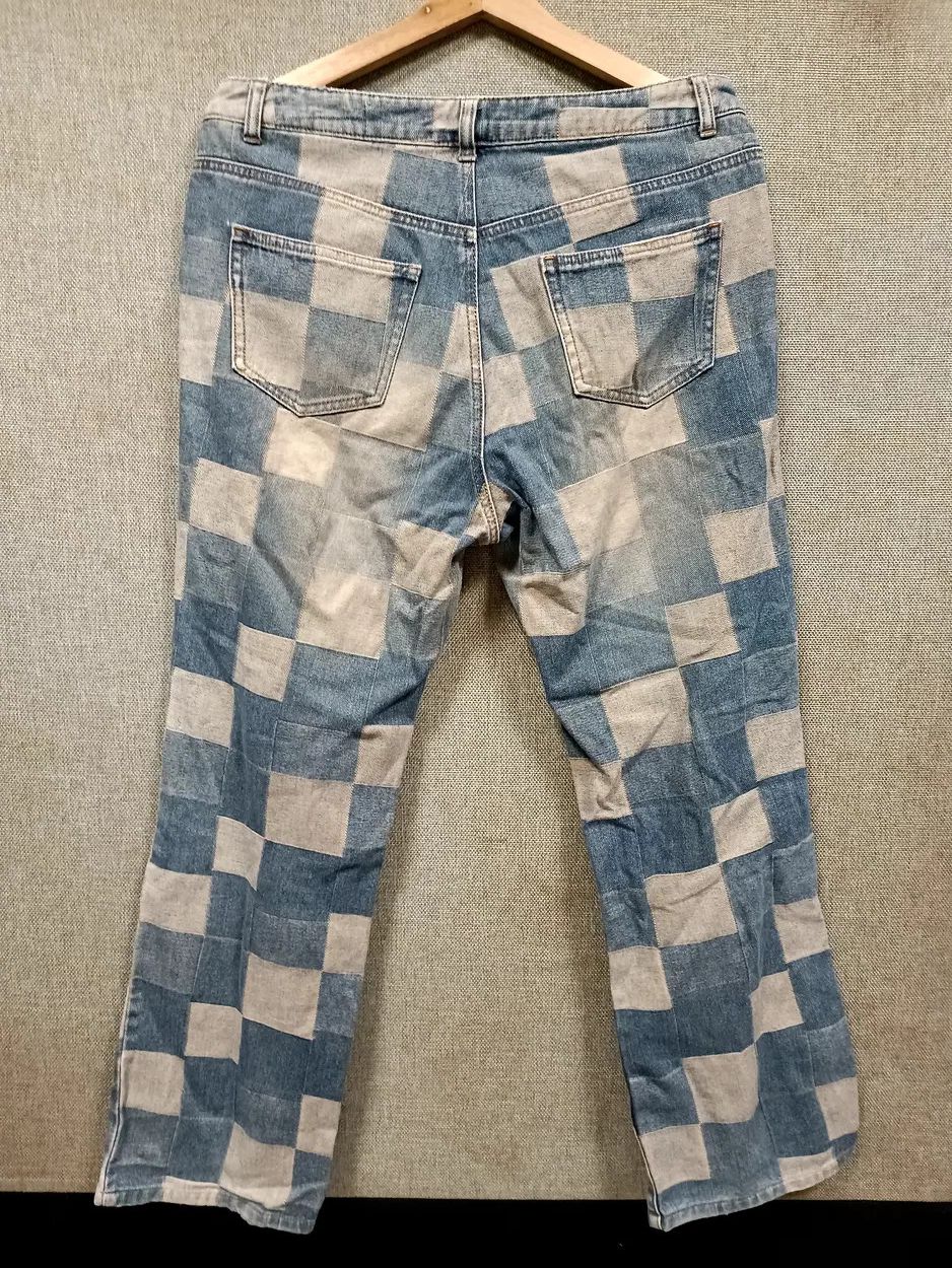 Japanese Brand patchwork jeans very rare Size US 31 - 2 Thumbnail