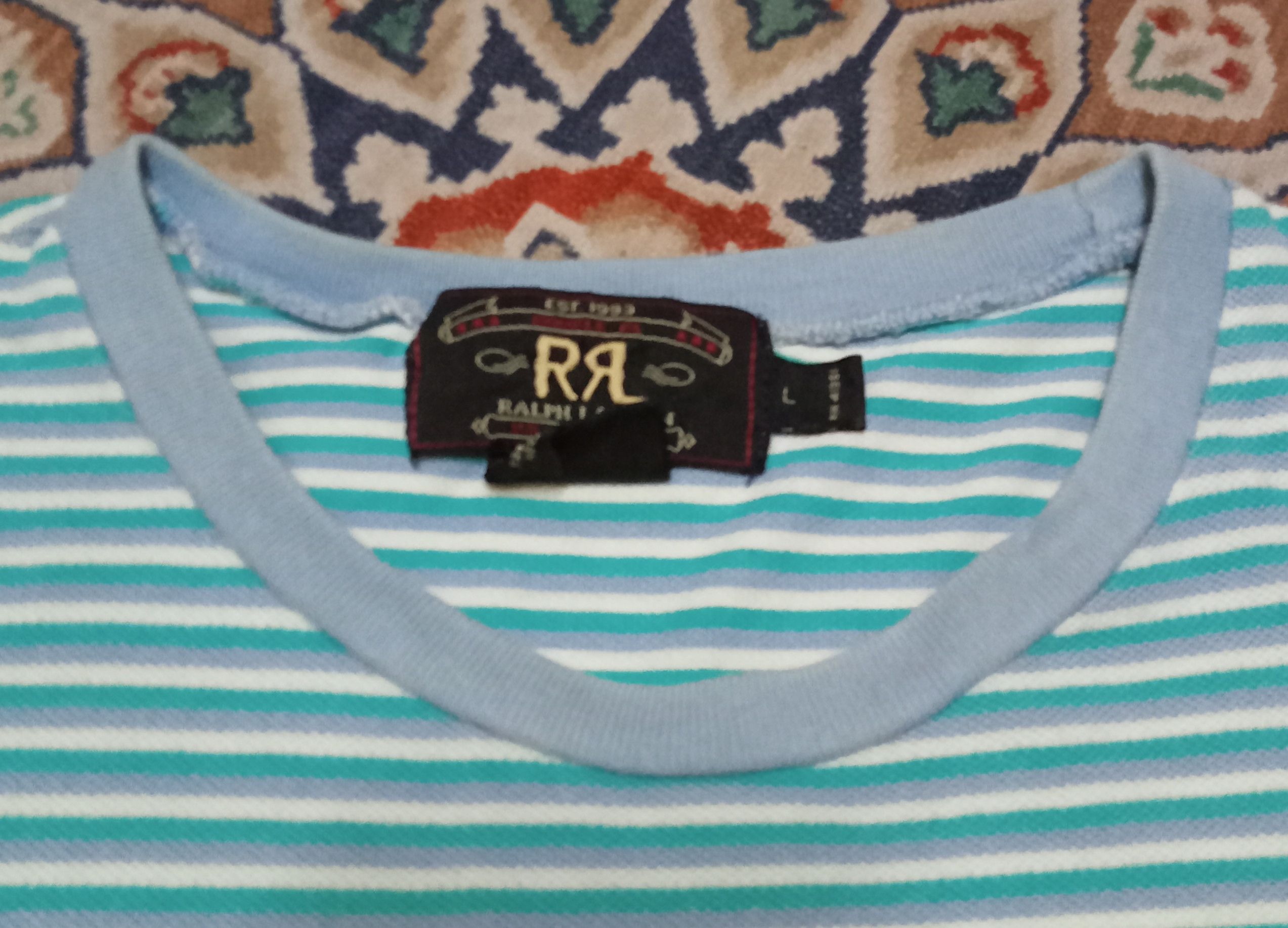 RRL Ralph Lauren RRL Ralph Lauren Stripes T Shirt Size US L / EU 52-54 / 3 - 2 Thumbnail