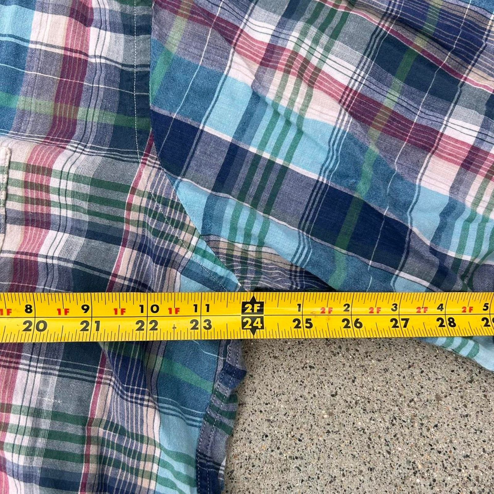 Burberry Vintage burberry plaid button up Size US XL / EU 56 / 4 - 6 Thumbnail