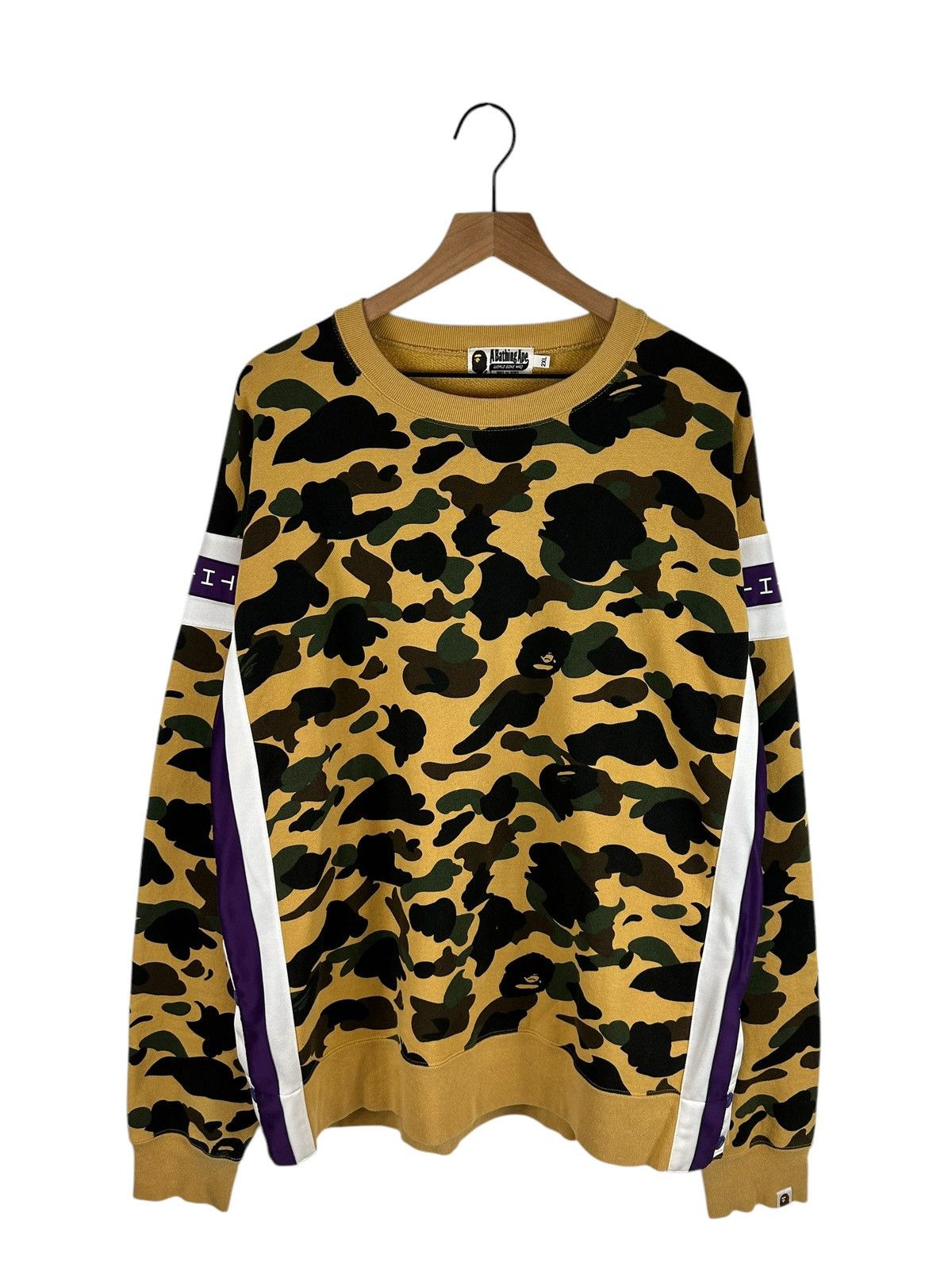 Bape Bape 1st Camo Side Button Sweatshirt Size US XXL / EU 58 / 5 - 1 Thumbnail