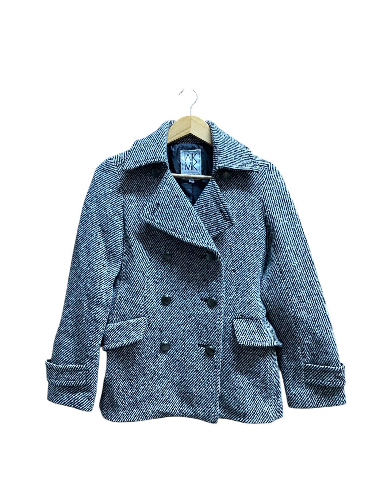 Calvin Klein × Designer × Michel Klein MICHEL KLEIN Wool Women Blazer Size XS / US 0-2 / IT 36-38 - 1 Thumbnail