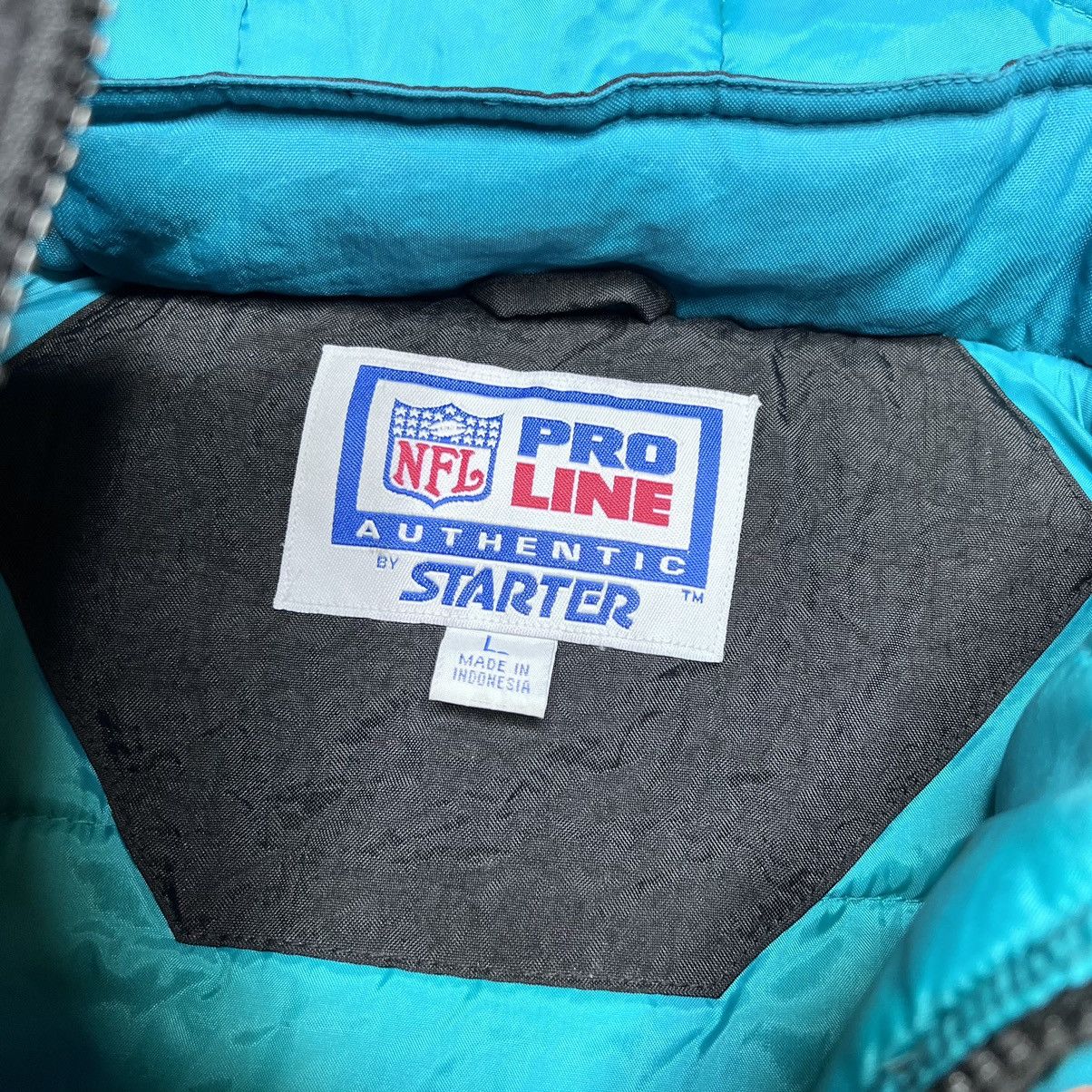 NFL × Starter × Vintage Vintage 1990s NFL Miami Dolphins Starter Puffer Jacket Size US L / EU 52-54 / 3 - 3 Thumbnail