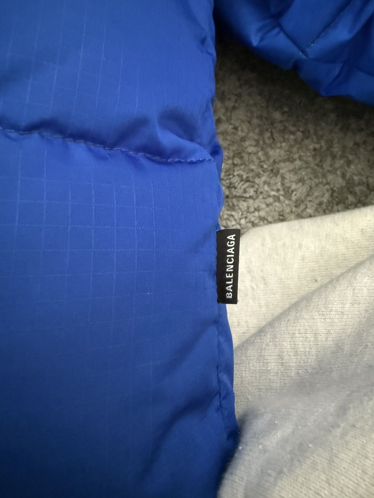 Balenciaga Balenciaga Blue Puffer Jacket with Hood Size US M / EU 48-50 / 2 - 21 Thumbnail