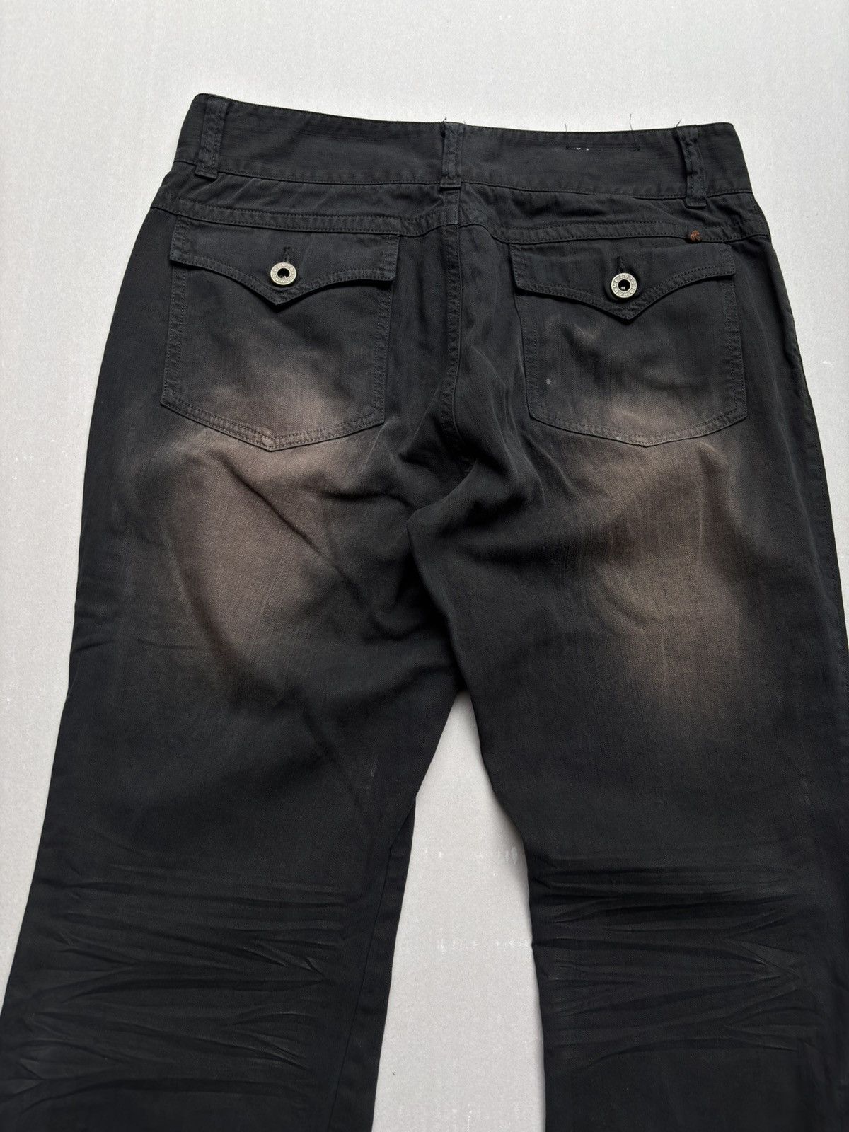 Japanese Brand 291295 lace-up flare pants Size US 28 / EU 44 - 5 Thumbnail