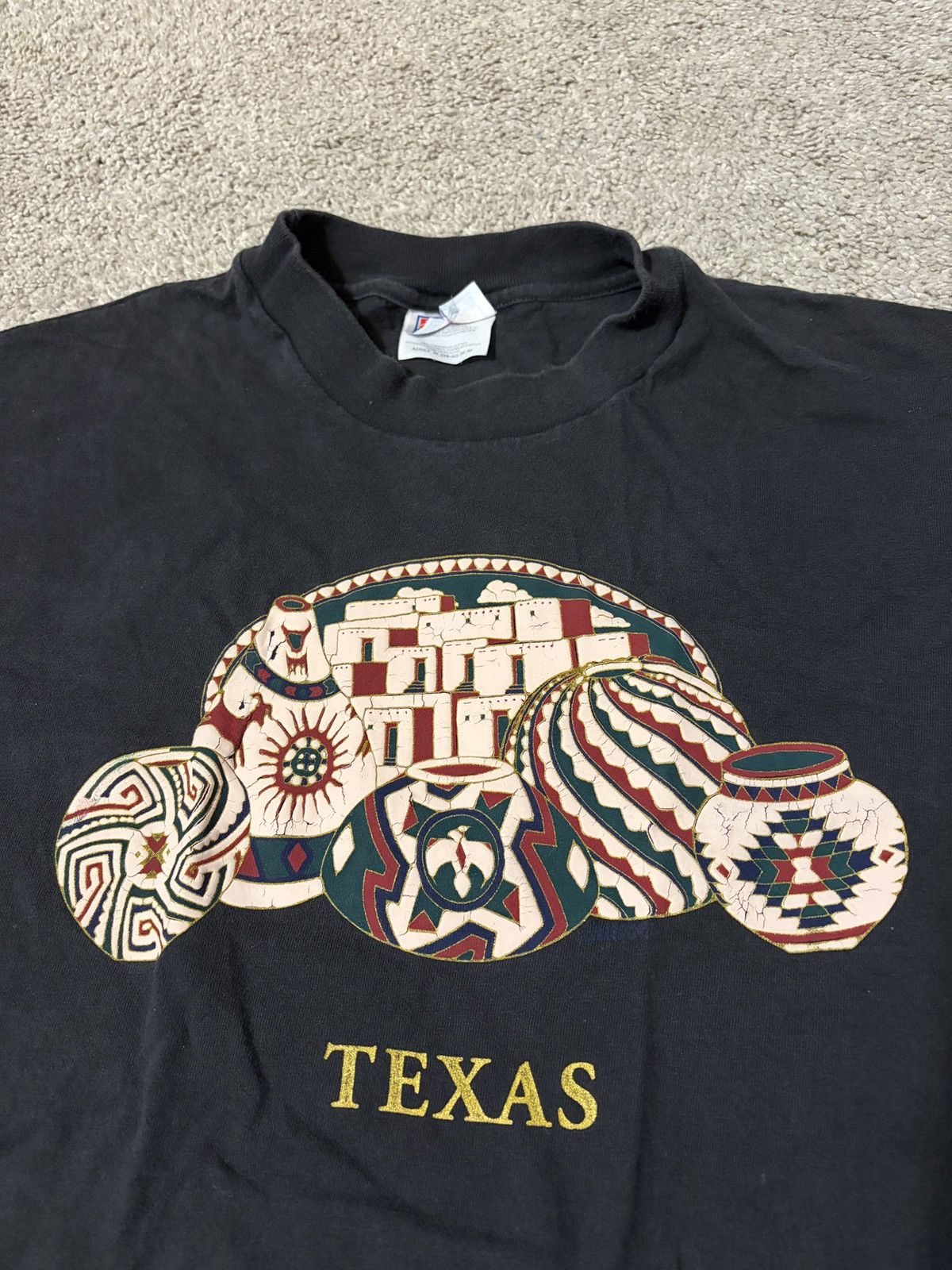 Hanes Vintage 90s Texas Graphic T Shirt Men’s Size Medium Hanes Size US M / EU 48-50 / 2 - 7 Thumbnail