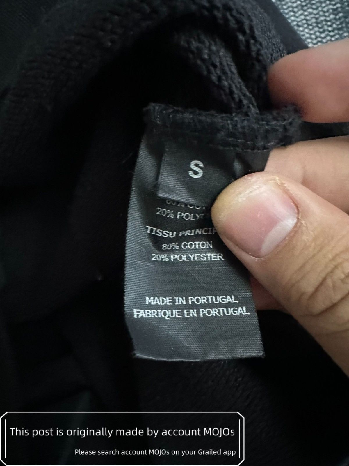 Vetements Sz S Vetements Unskinny Black Sweatshirt mojos1250410 Size US S / EU 44-46 / 1 - 6 Thumbnail