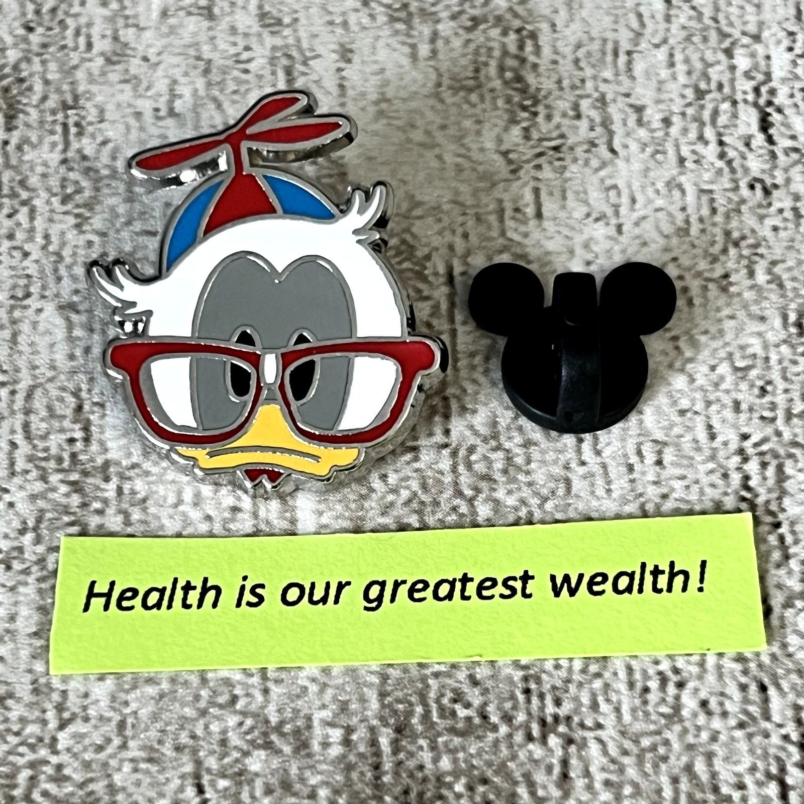 Disney Disney Pin Nerds Rock Head Collection Donald Duck Size ONE SIZE - 1 Thumbnail