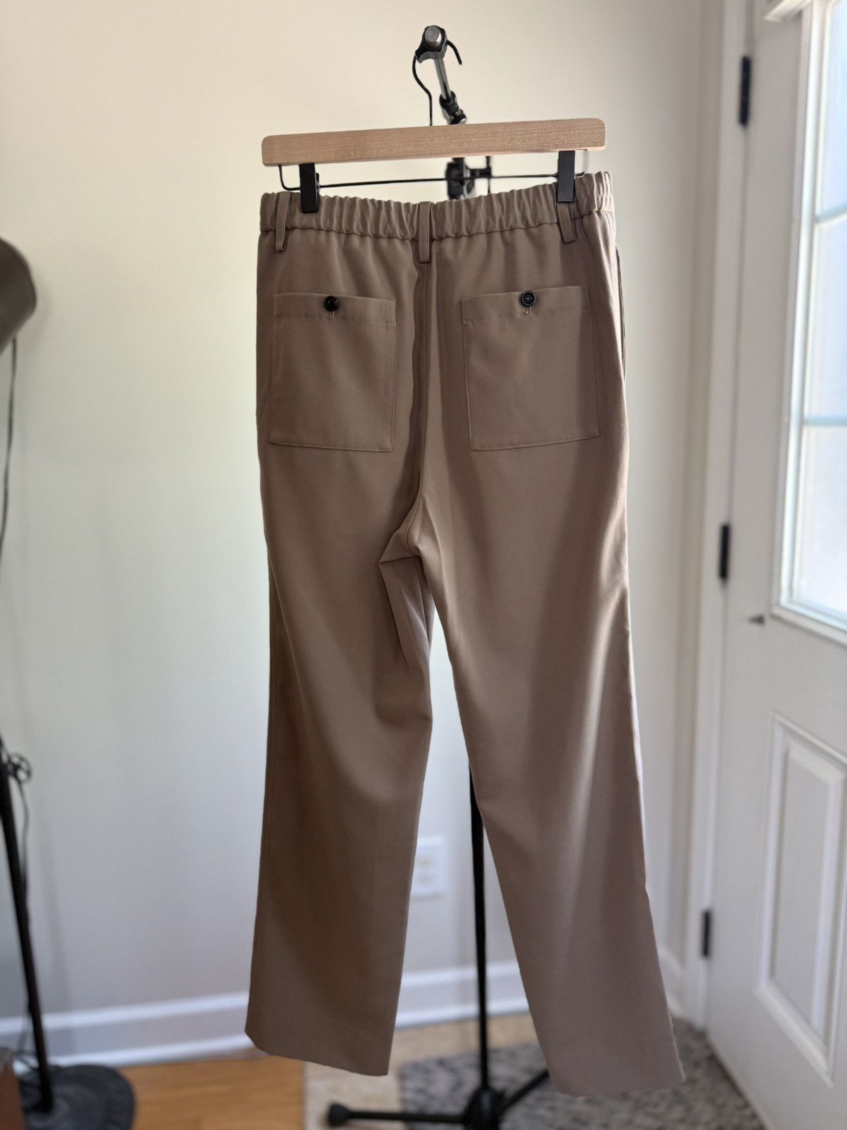AMI Ami Paris Brown Pleated Trousers Size US 30 / EU 46 - 2 Thumbnail