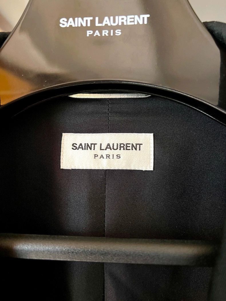 Saint Laurent Paris Saint Laurent Paris Gun collar, shoulder pads, smoking suit Size US M / EU 48-50 / 2 - 2 Thumbnail