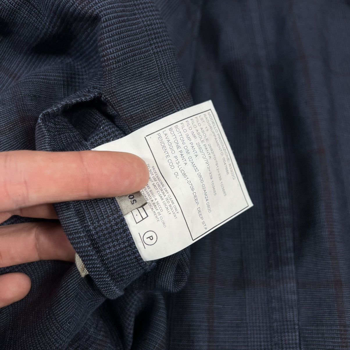Boglioli BOGLIOLI K Jacket Linen Checked Blazer Luxury Casual Style Size 40R - 19 Thumbnail