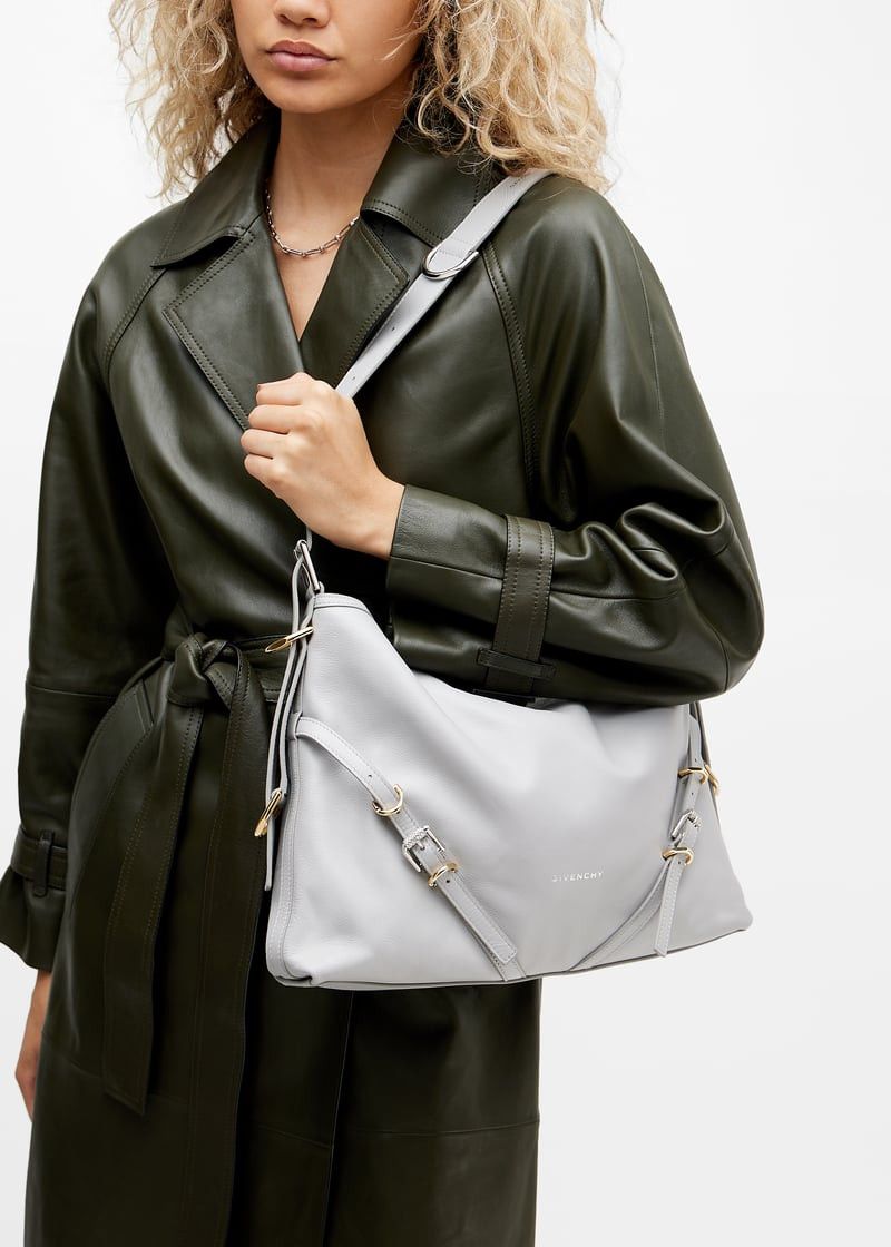 Givenchy o1srvl11e0625 Size:OS/ Voyou Medium Bag in Grey Size ONE SIZE - 5 Thumbnail