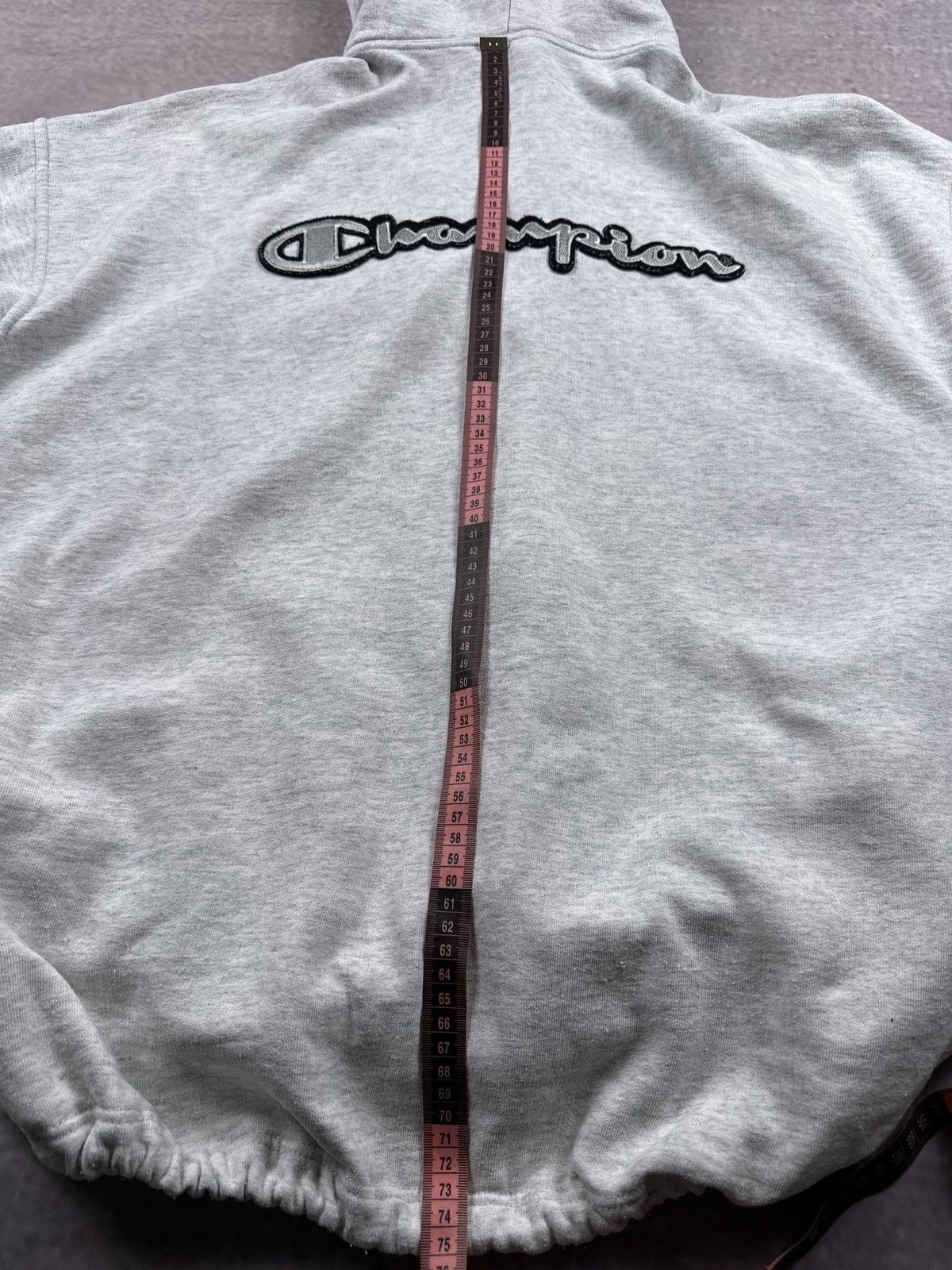 Champion Vintage 90 Champion Big Logo Oversized Zip Hoodie Size US XL / EU 56 / 4 - 13 Thumbnail
