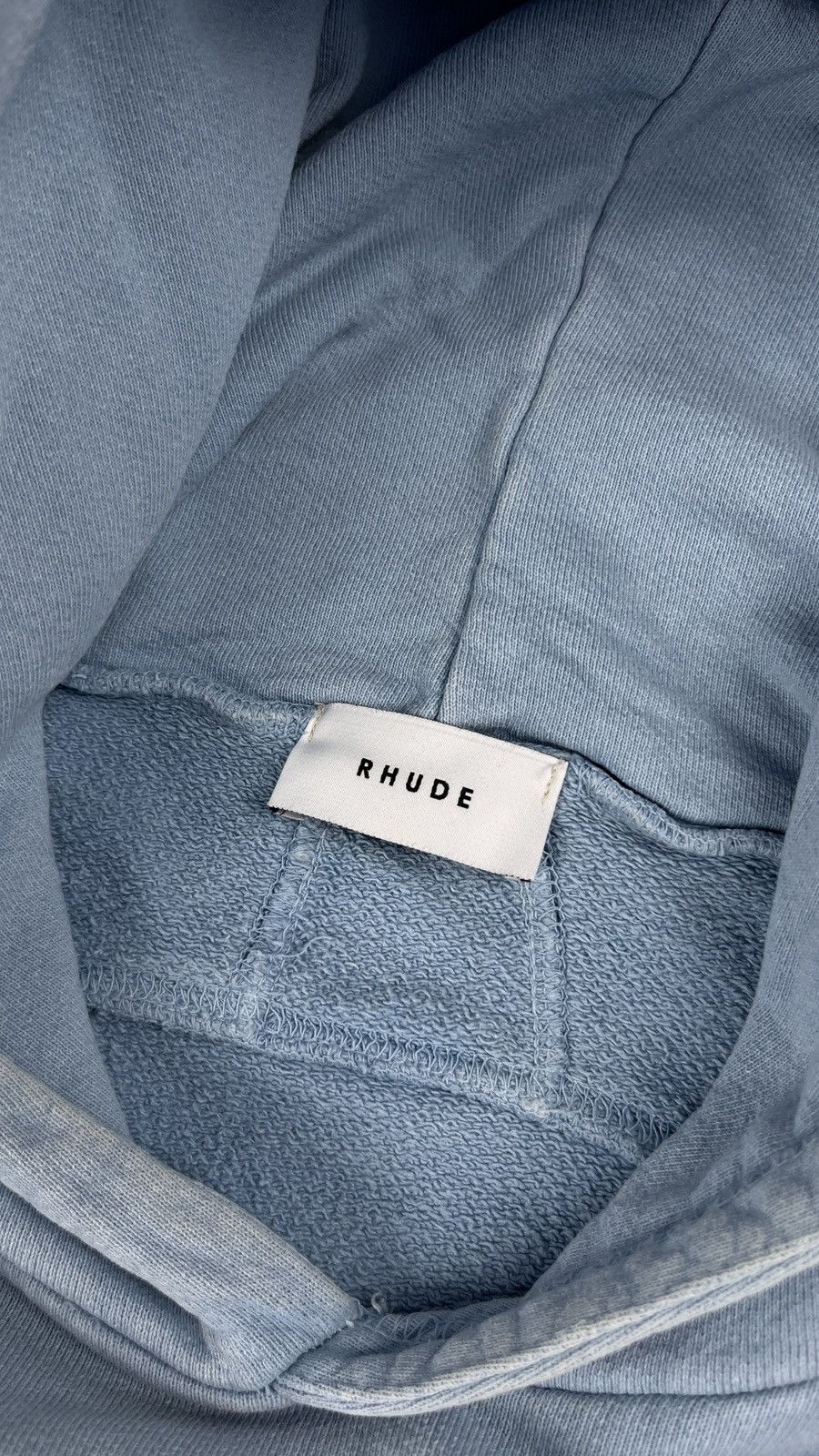 Rhude Rhude Oversized Washed Blue Hoodie Size US S / EU 44-46 / 1 - 6 Thumbnail