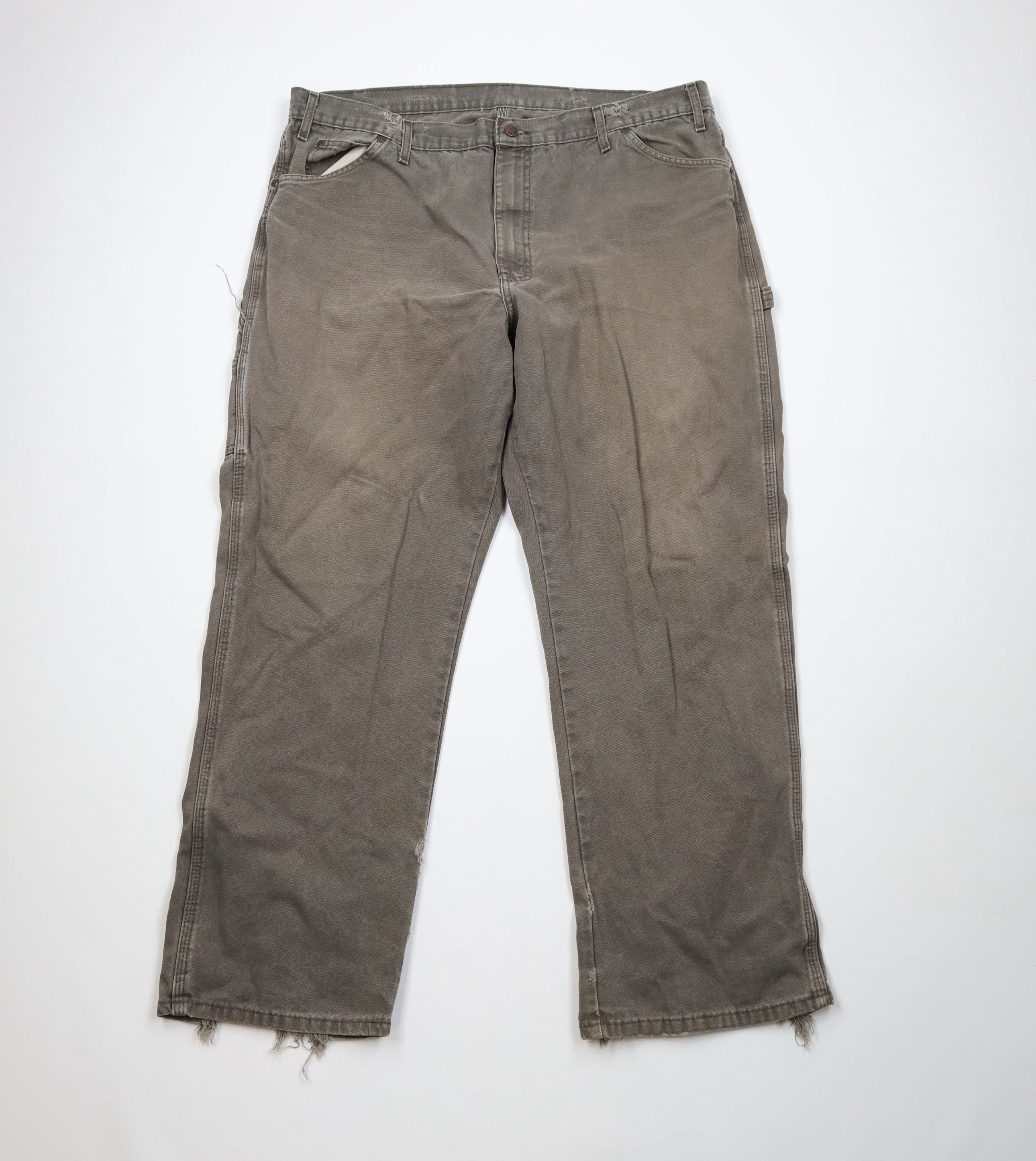 Dickies Vintage Dickies Spell Out Wide Leg Canvas Dungaree Pants Size US 42 / EU 58 - 1 Thumbnail