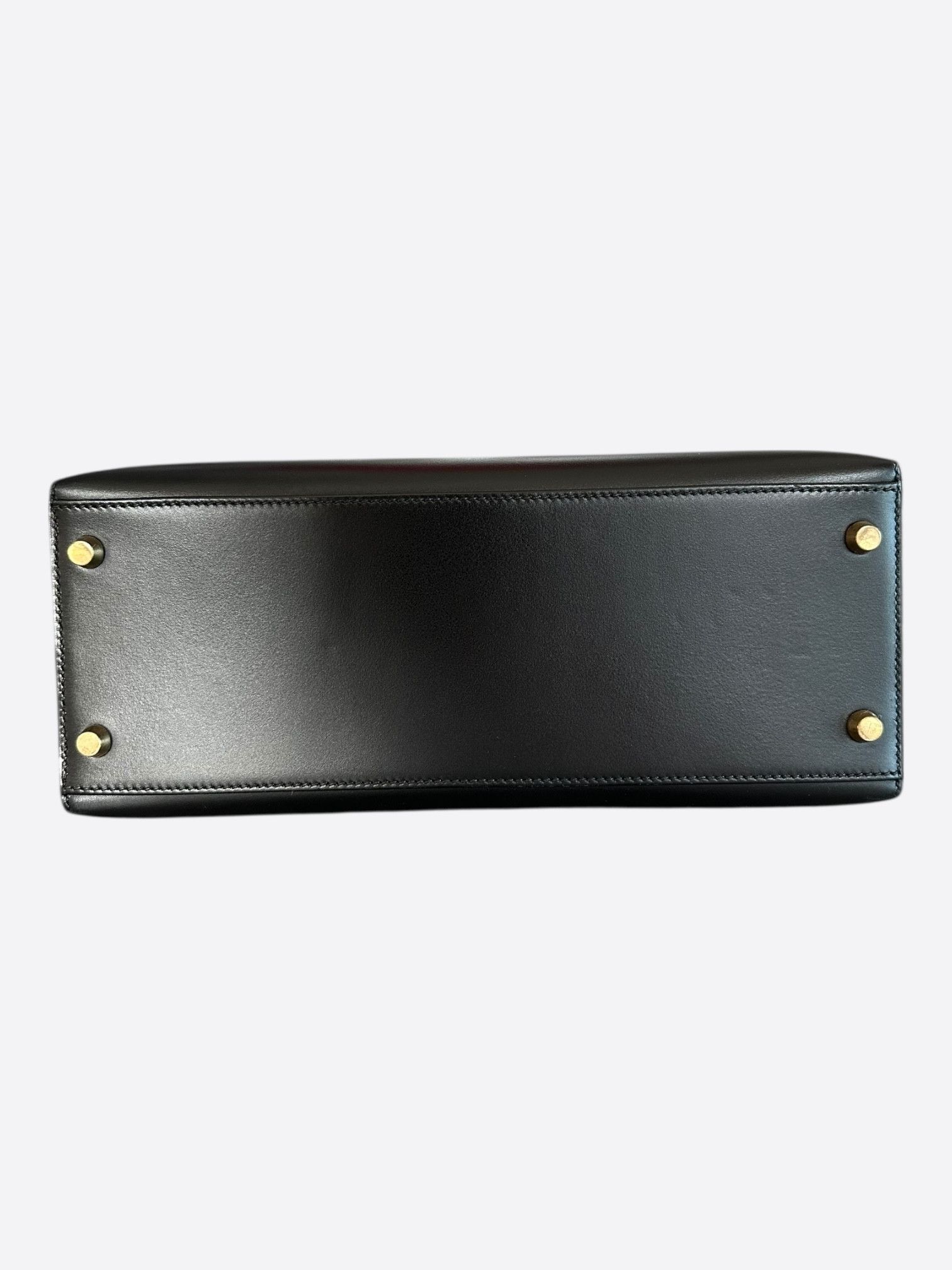 Hermes Hermes Black Box Leather Kelly 28 Size ONE SIZE - 5 Thumbnail