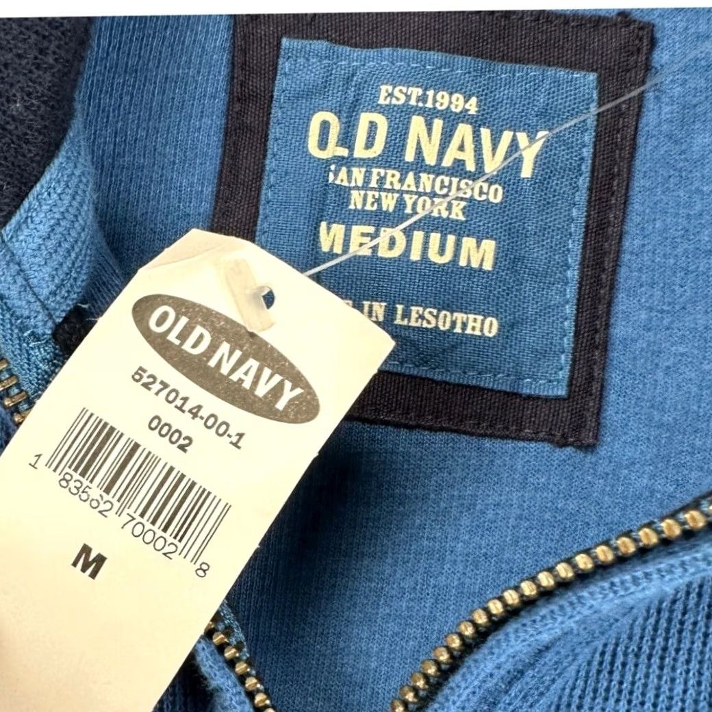 Old Navy Old Navy Mens Regular Size Pullover Shirt Quarter Zip Knit Long Sleeve Size US M / EU 48-50 / 2 - 2 Thumbnail