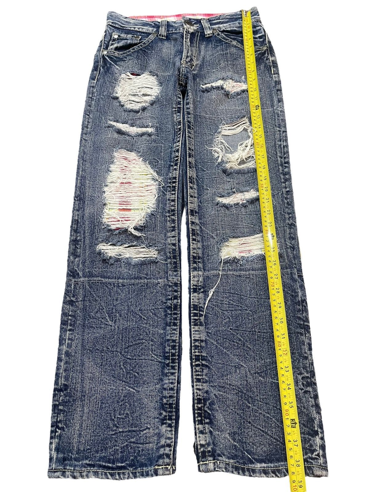 Kapital Vintage Japanese Brand Blue Wash Distressed Style Jeans Size US 28 / EU 44 - 12 Thumbnail