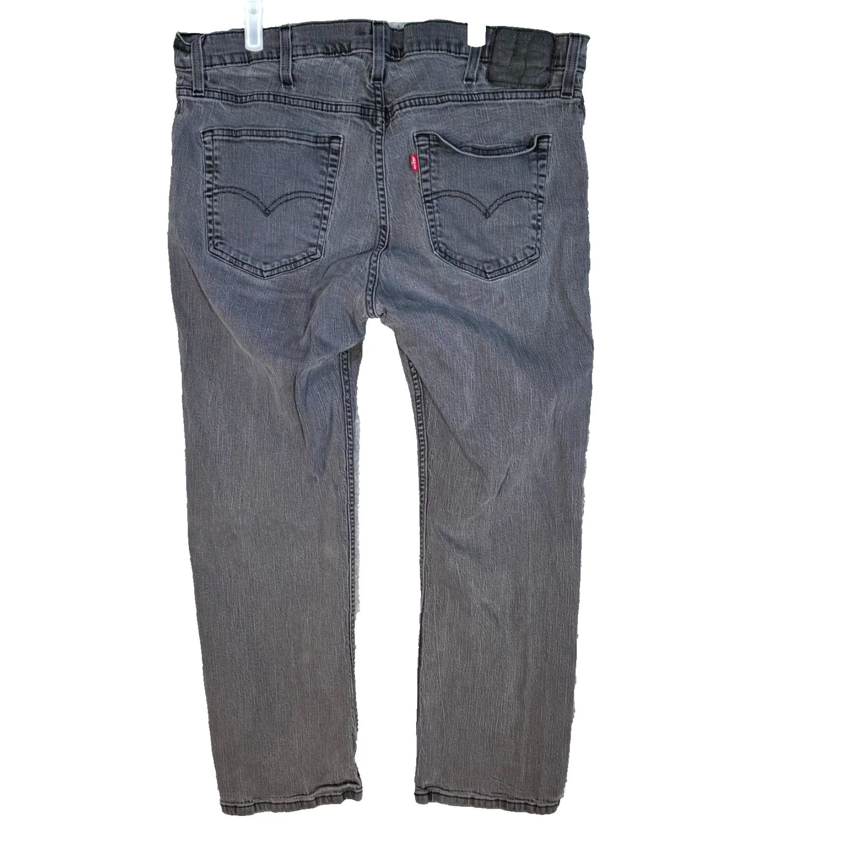 Levi's Levi's 559 Jeans Gray Denim Stretch 40 X 30 5-Pocket Straight Leg Mid Rise Regular Fit Mens Pants Size US 40 / EU 56 - 2 Thumbnail