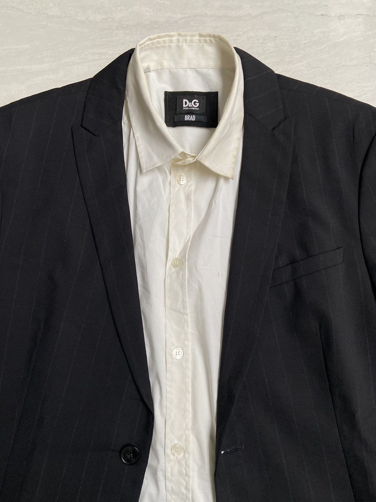 Dolce & Gabbana DOLCE & GABBANA White Shirt Suit Size US S / EU 44-46 / 1 - 10 Thumbnail