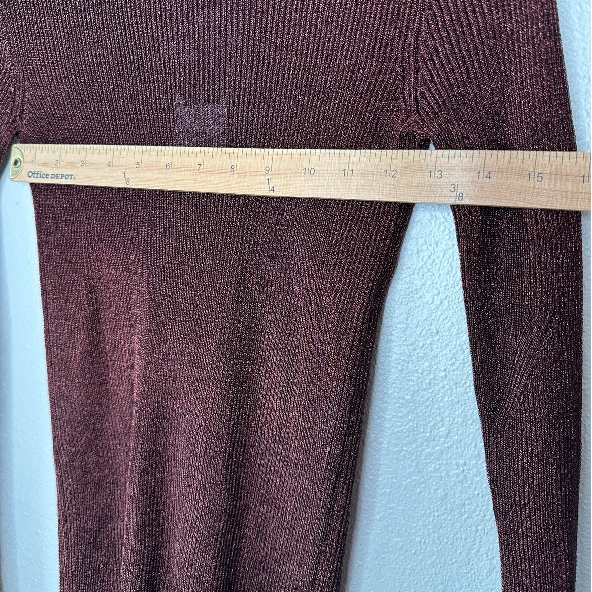 Other NWT With Black Victoria Metallic Bronze Ruffle Mock Neck S Size S / US 4 / IT 40 - 9 Thumbnail