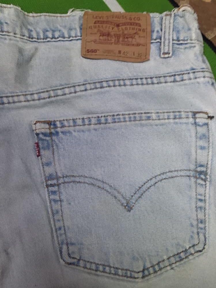 Levi's × Vintage VINTAGE LEVI’S DISTRESSED JEANS Size US 42 / EU 58 - 8 Thumbnail