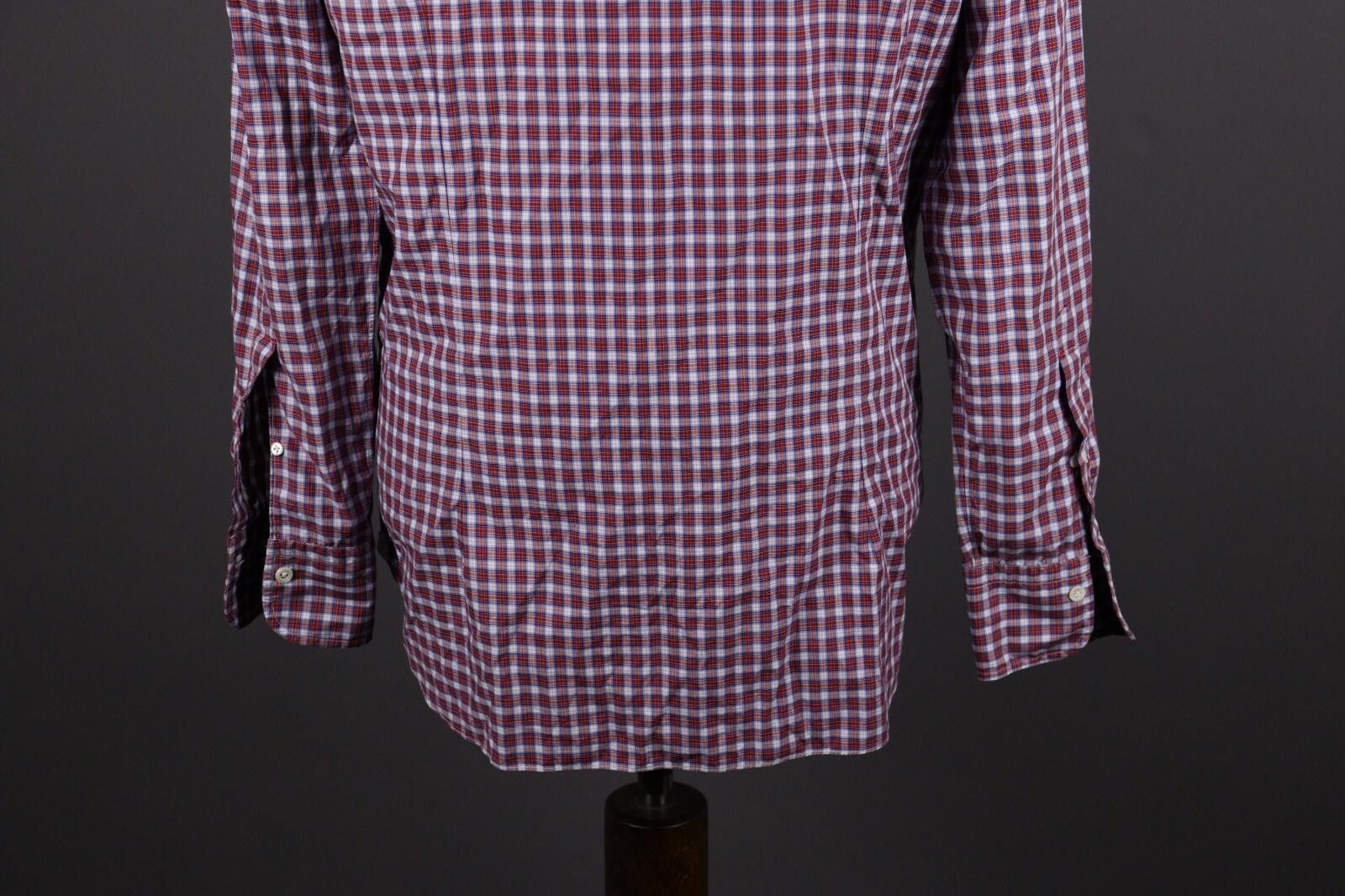 Mazzarelli Mazzarelli Green Stone Check Button Down Shirt Size 42 / 16 Size US M / EU 48-50 / 2 - 9 Thumbnail